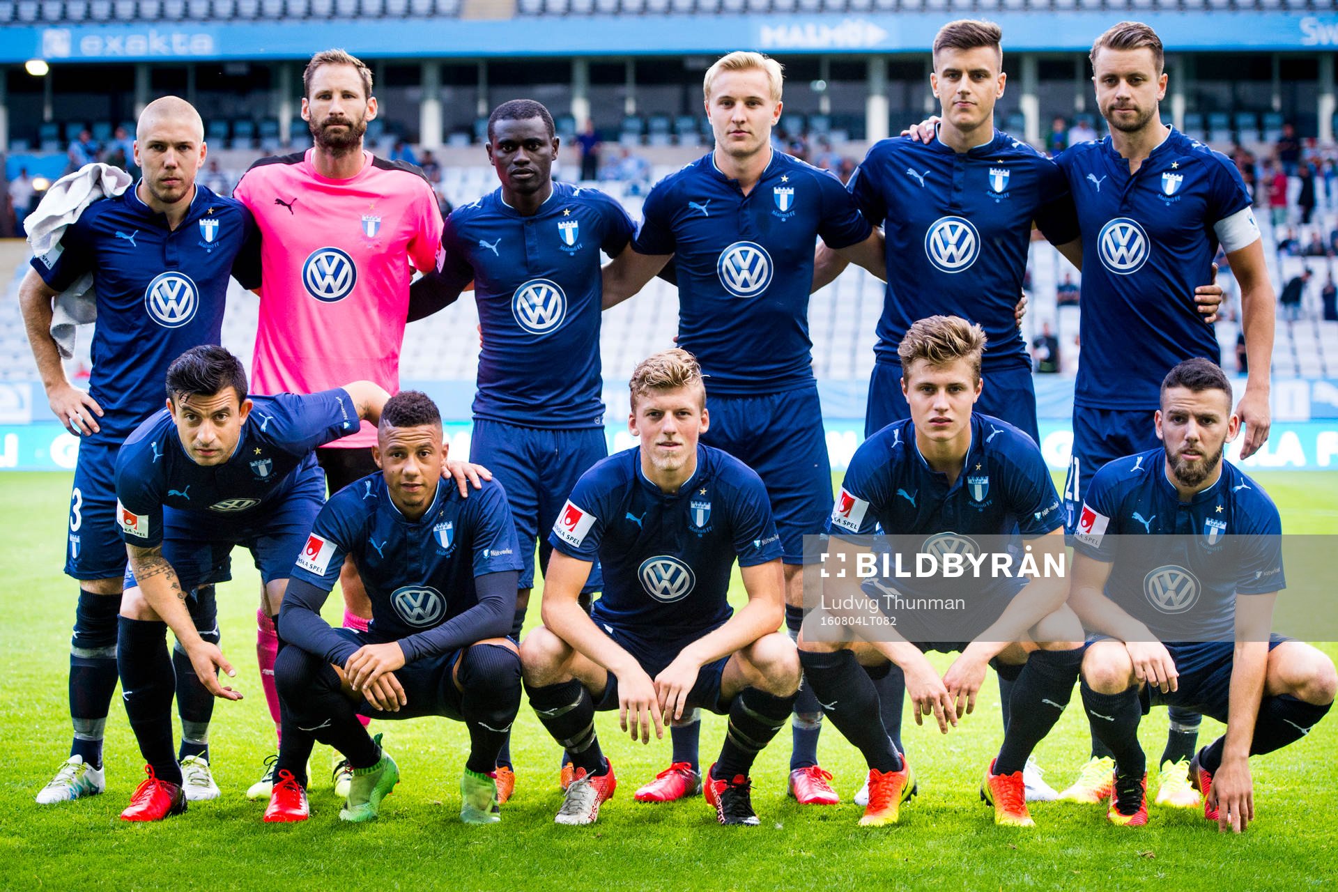 Anton Tinnerholm, målvakt Johan Wiland, Enock Kofi Adu,