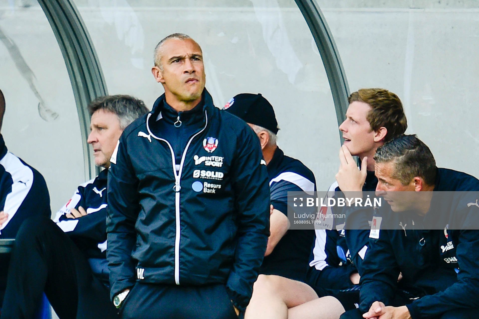 Helsingborgs manager Henrik Larsson deppar