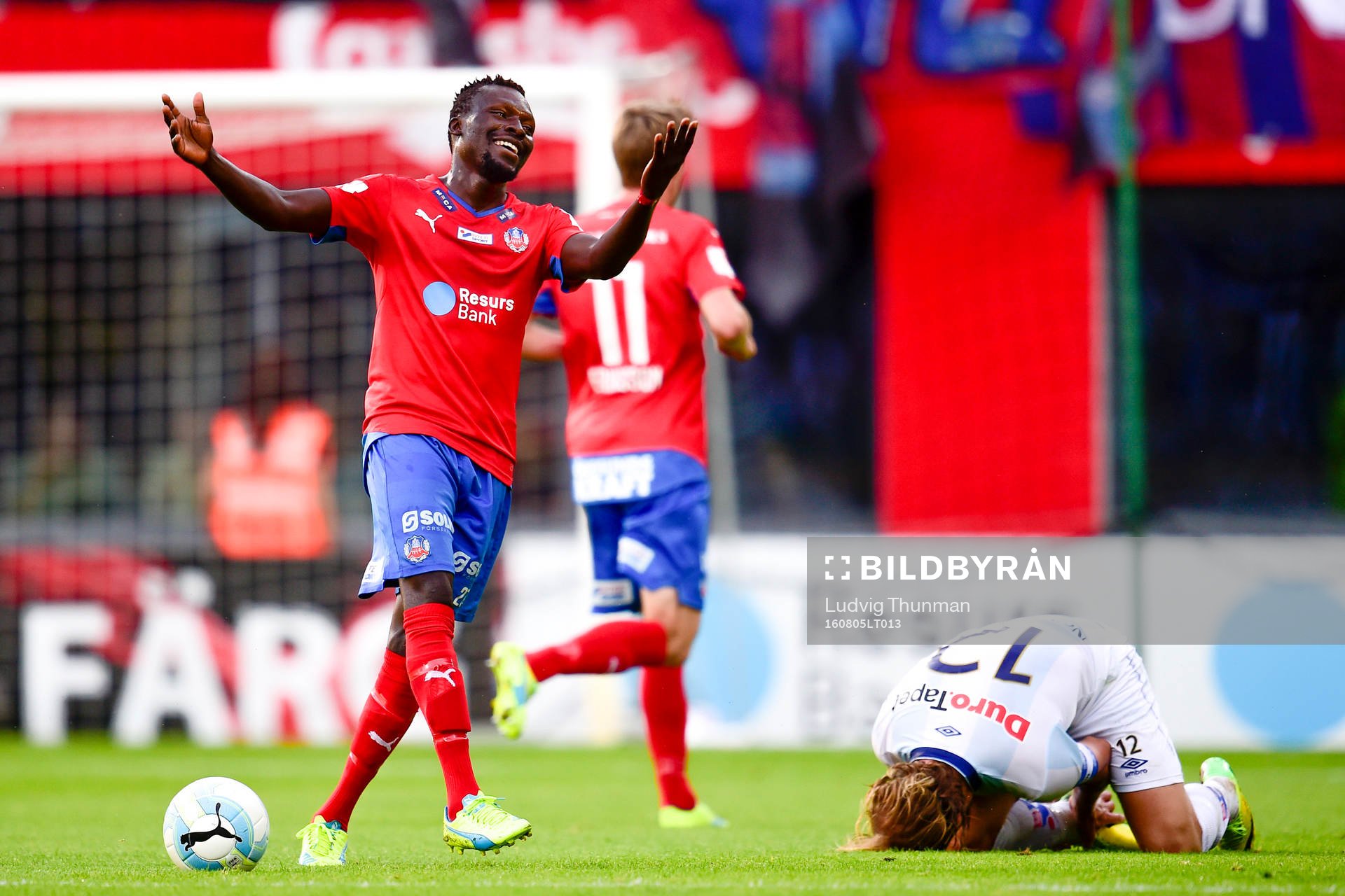 Helsingborgs Lalawélé Atakora  reagerar