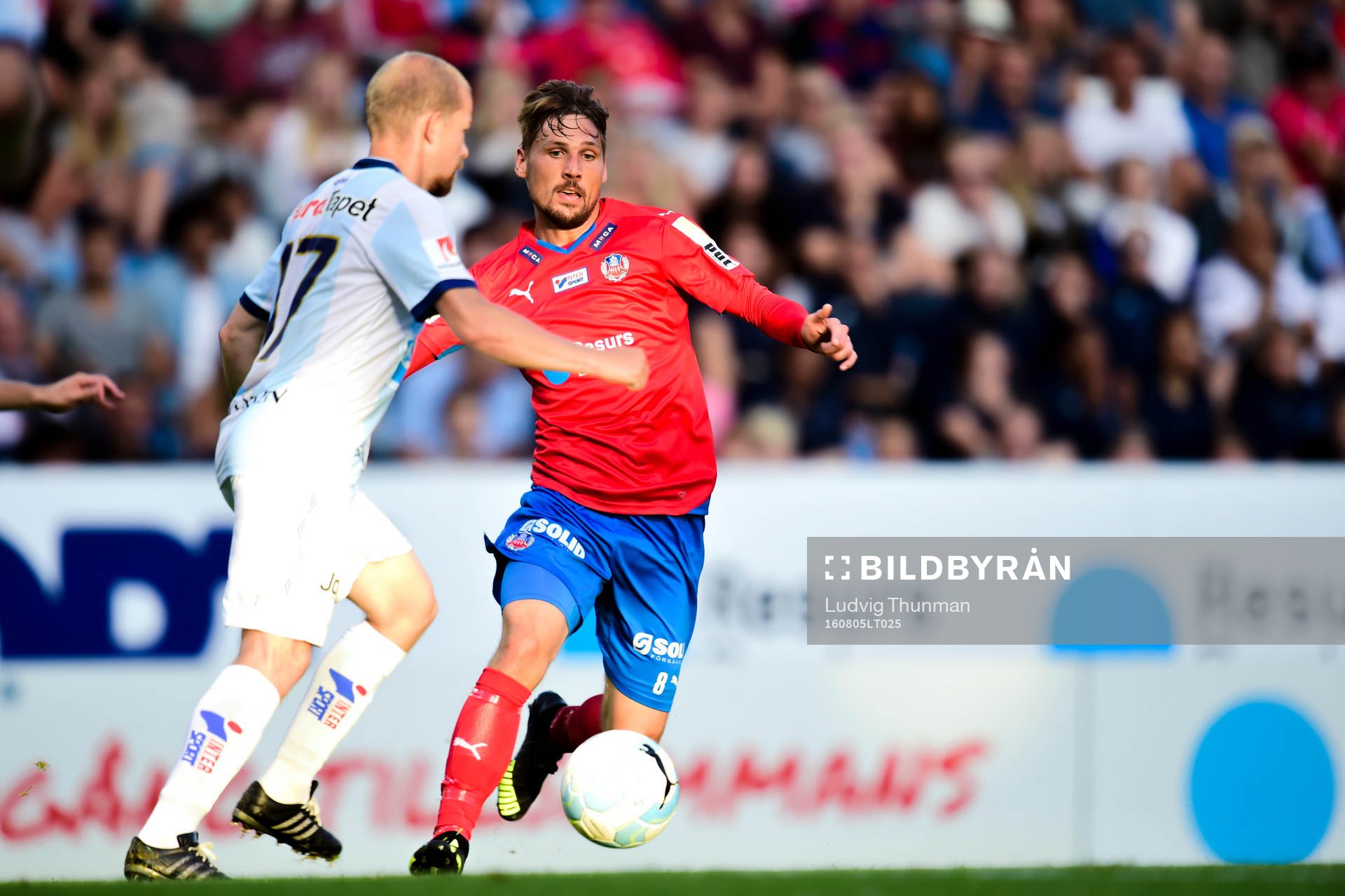 Gefles Jonas Lantto och Helsingborgs Martin Christensen