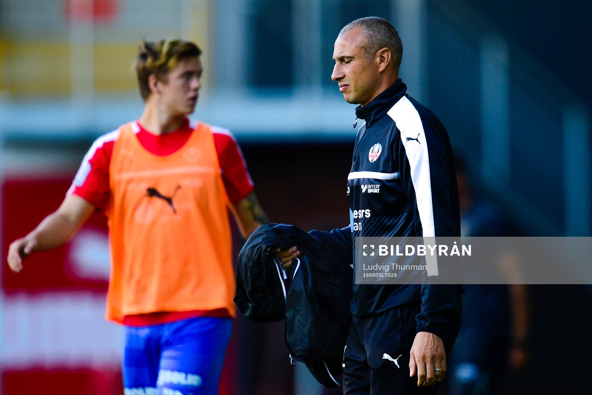 Helsingborgs manager Henrik Larsson deppar