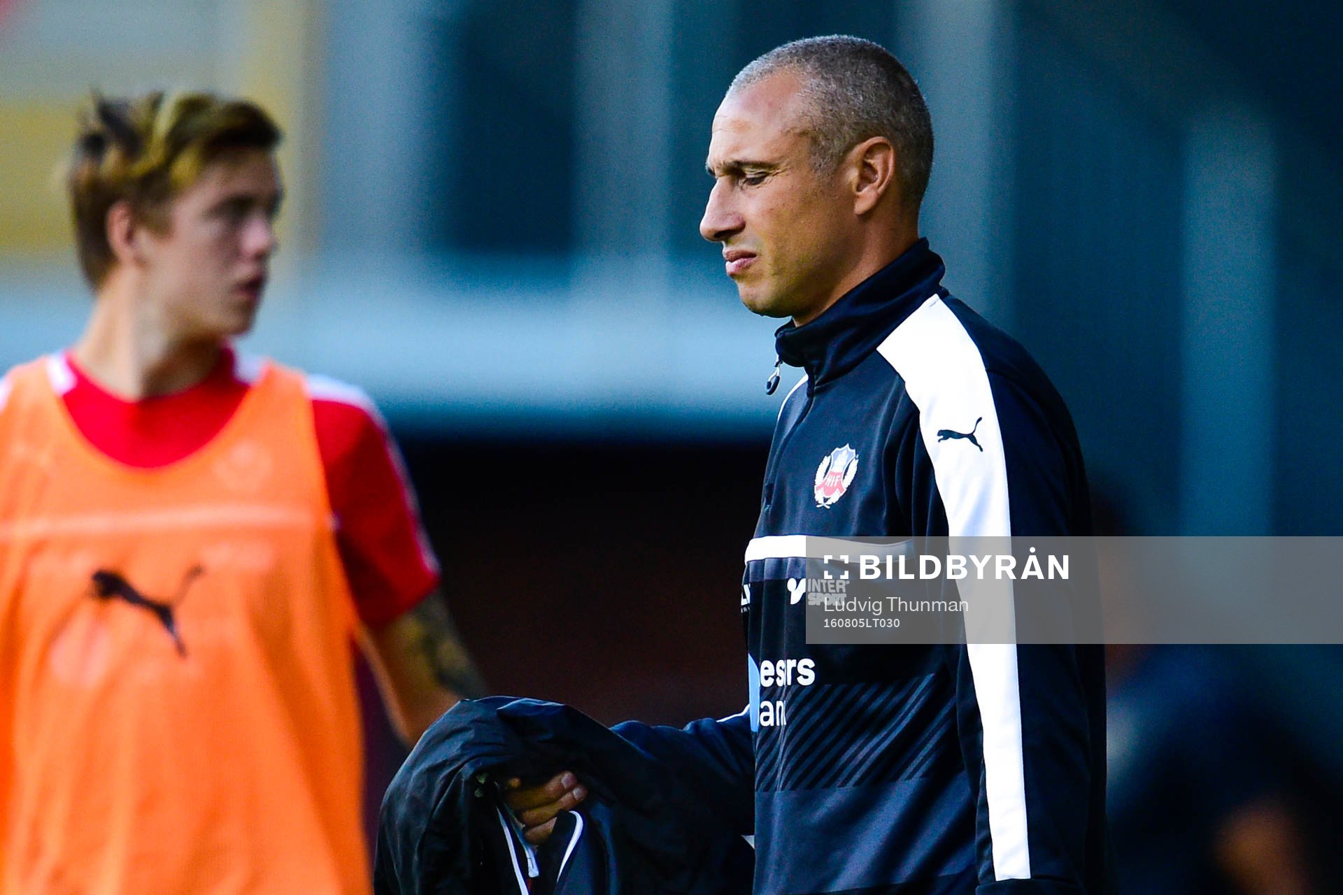 Helsingborgs manager Henrik Larsson deppar