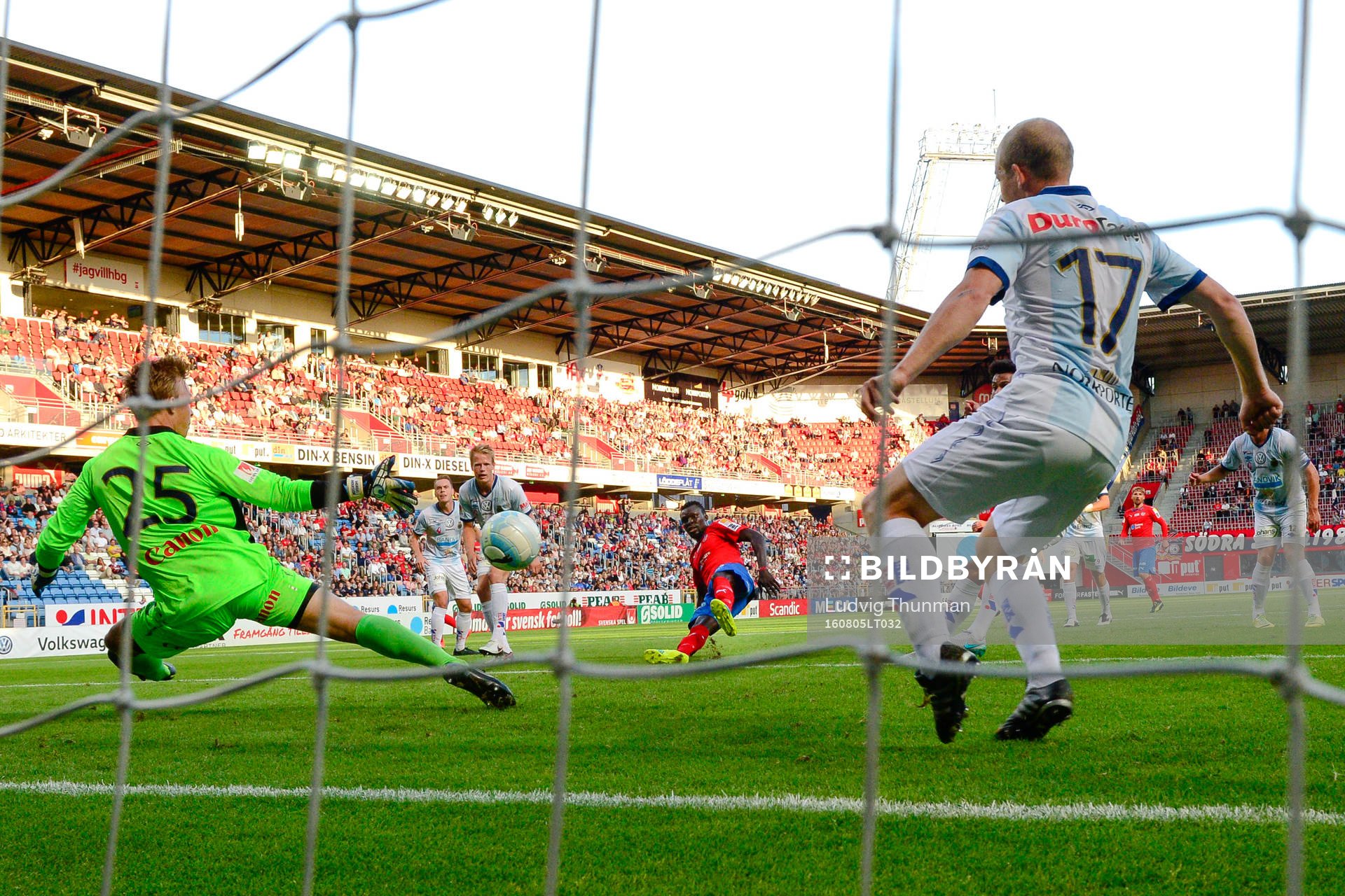 Helsingborgs Lalawélé Atakora kvitterar till 1-1 bakom