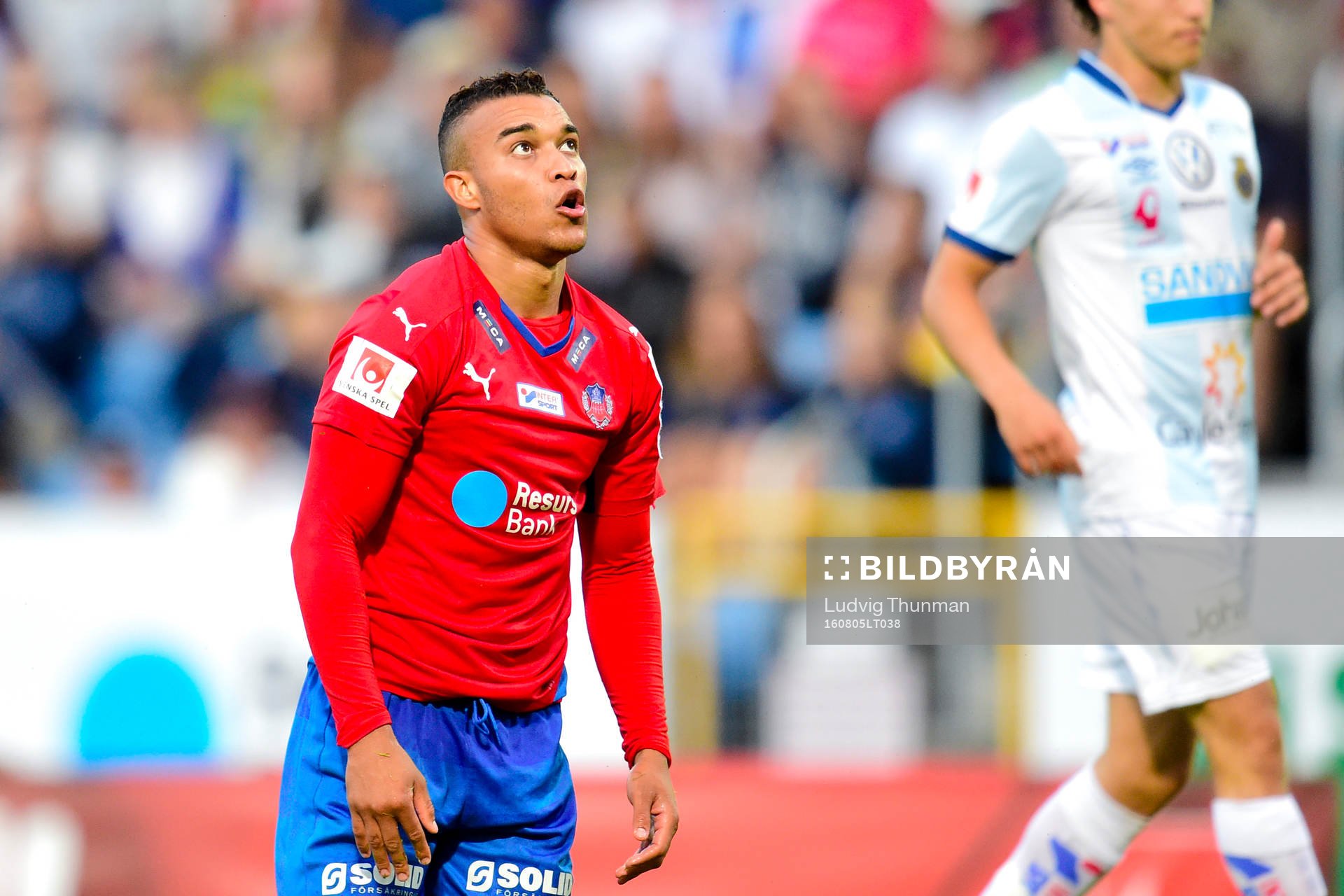 Helsingborgs Tyrell Rusike deppar