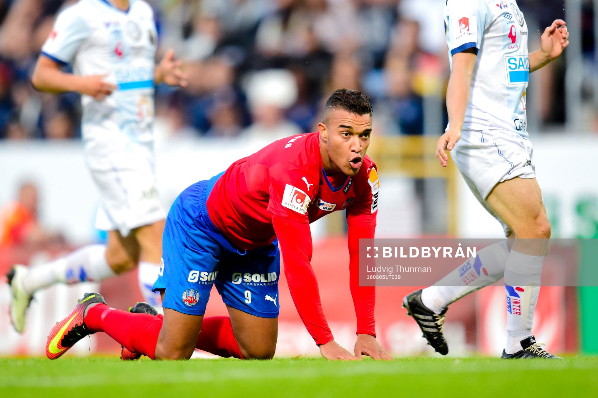 Helsingborgs Tyrell Rusike deppar