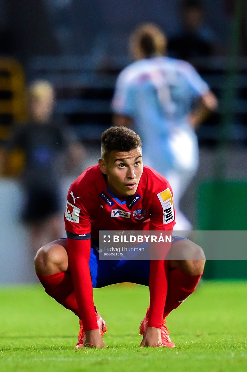 Helsingborgs Jordan Larsson deppar