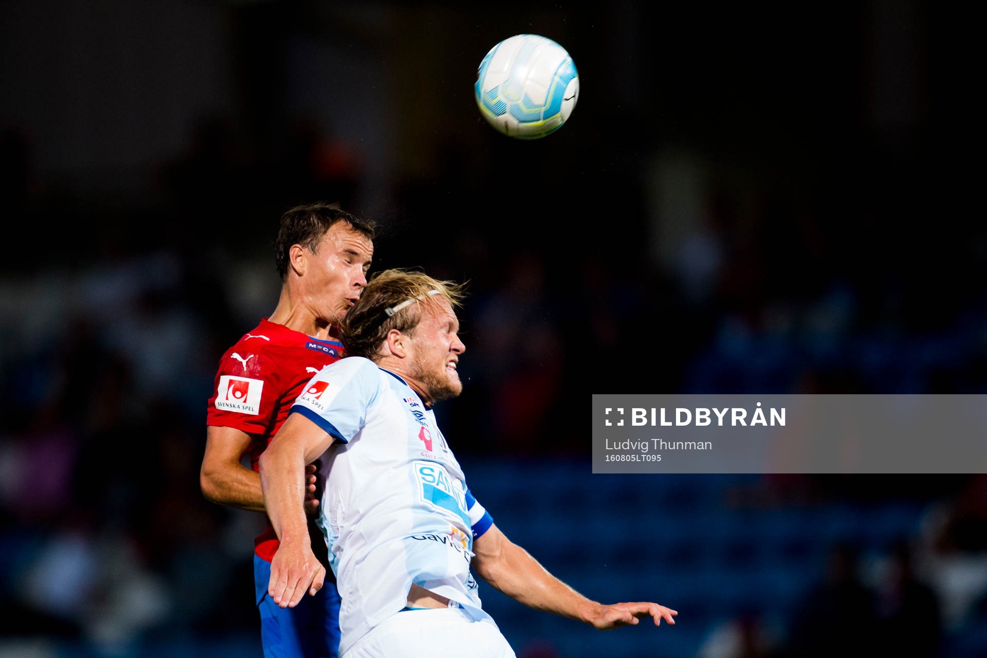 Helsingborgs Anton Wede och Gefles Anders Bååth