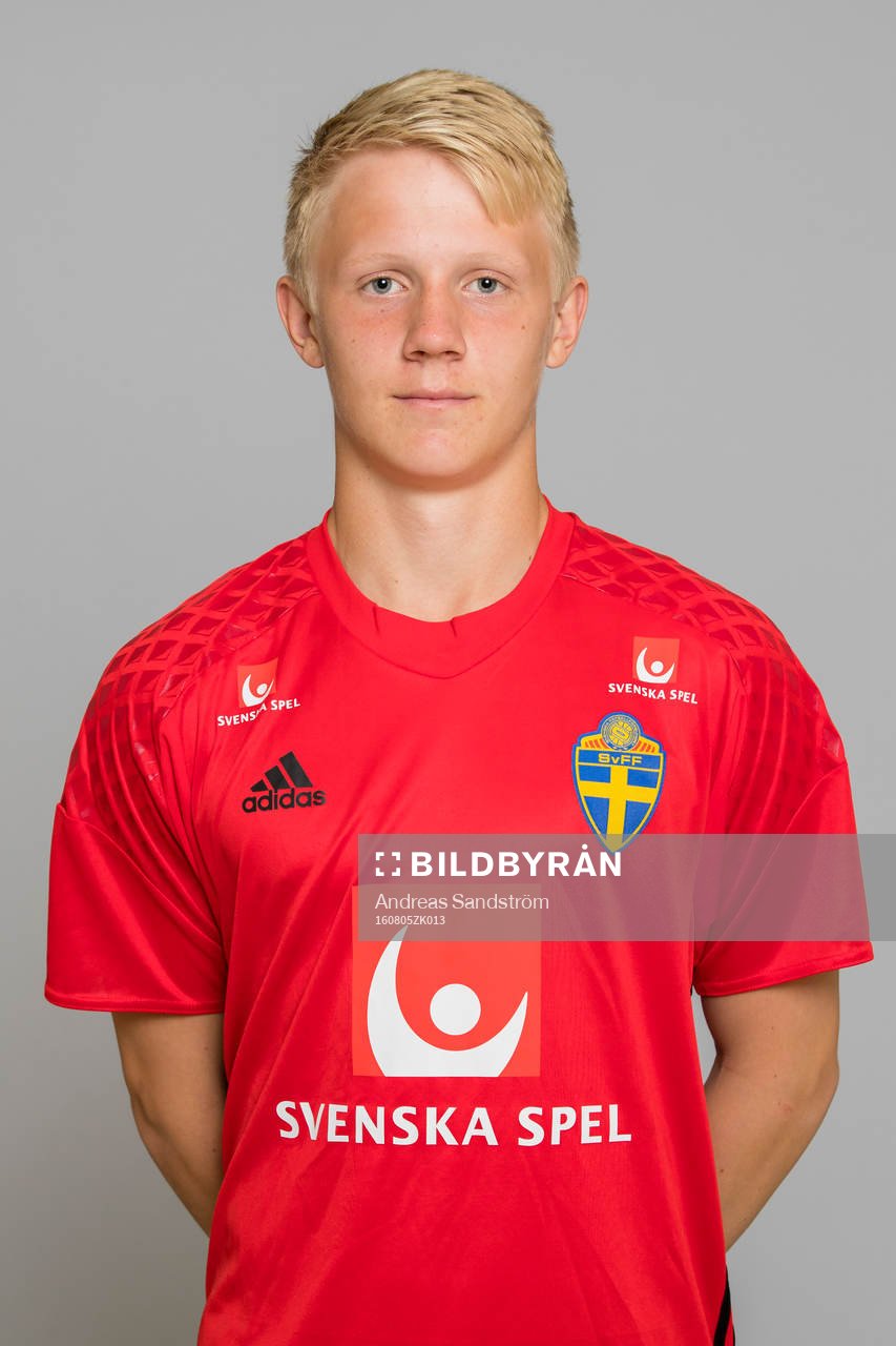 Daniel Lundquist som spelar i P15/01 landslaget i fotboll