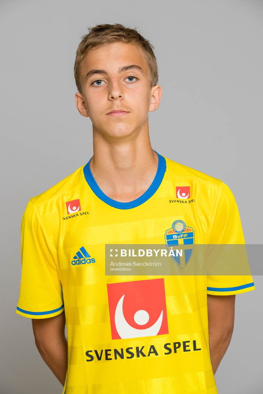Alan Hjulström som spelar i P15/01 landslaget i fotboll