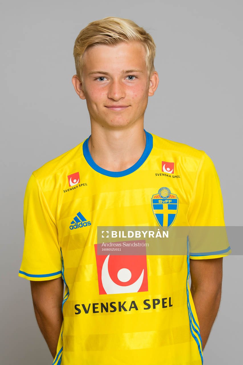 Johan Rapp som spelar i P15/01 landslaget i fotboll