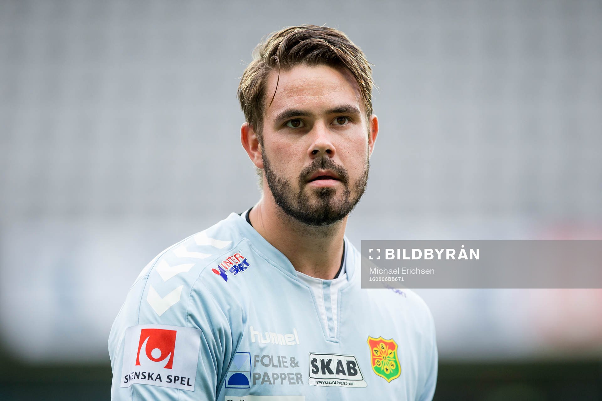 GAIS målvakt Tommi Vaiho innan fotbollsmatchen i