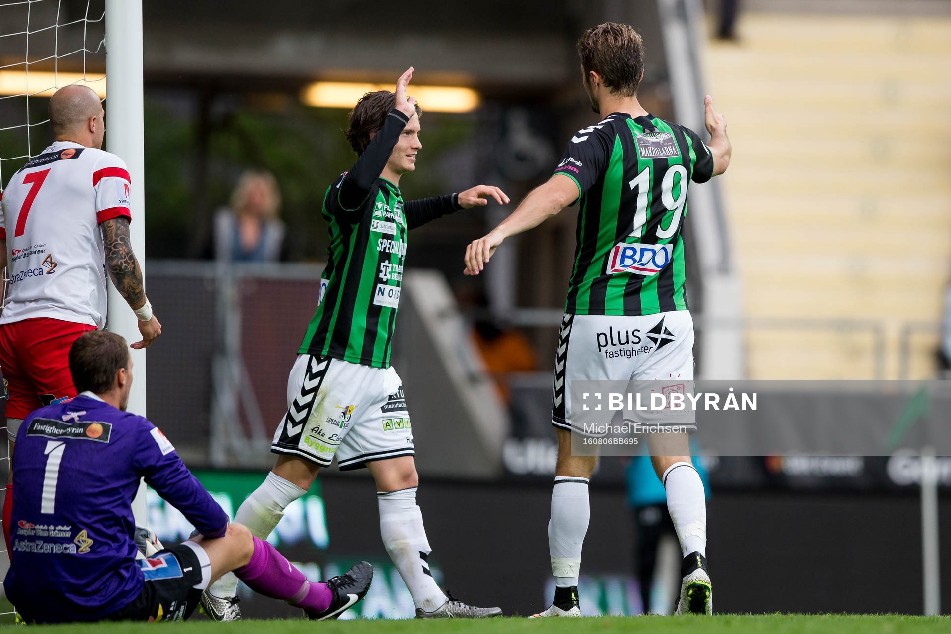 GAIS Robin Book jublar ihop med Dardan Rexhepi