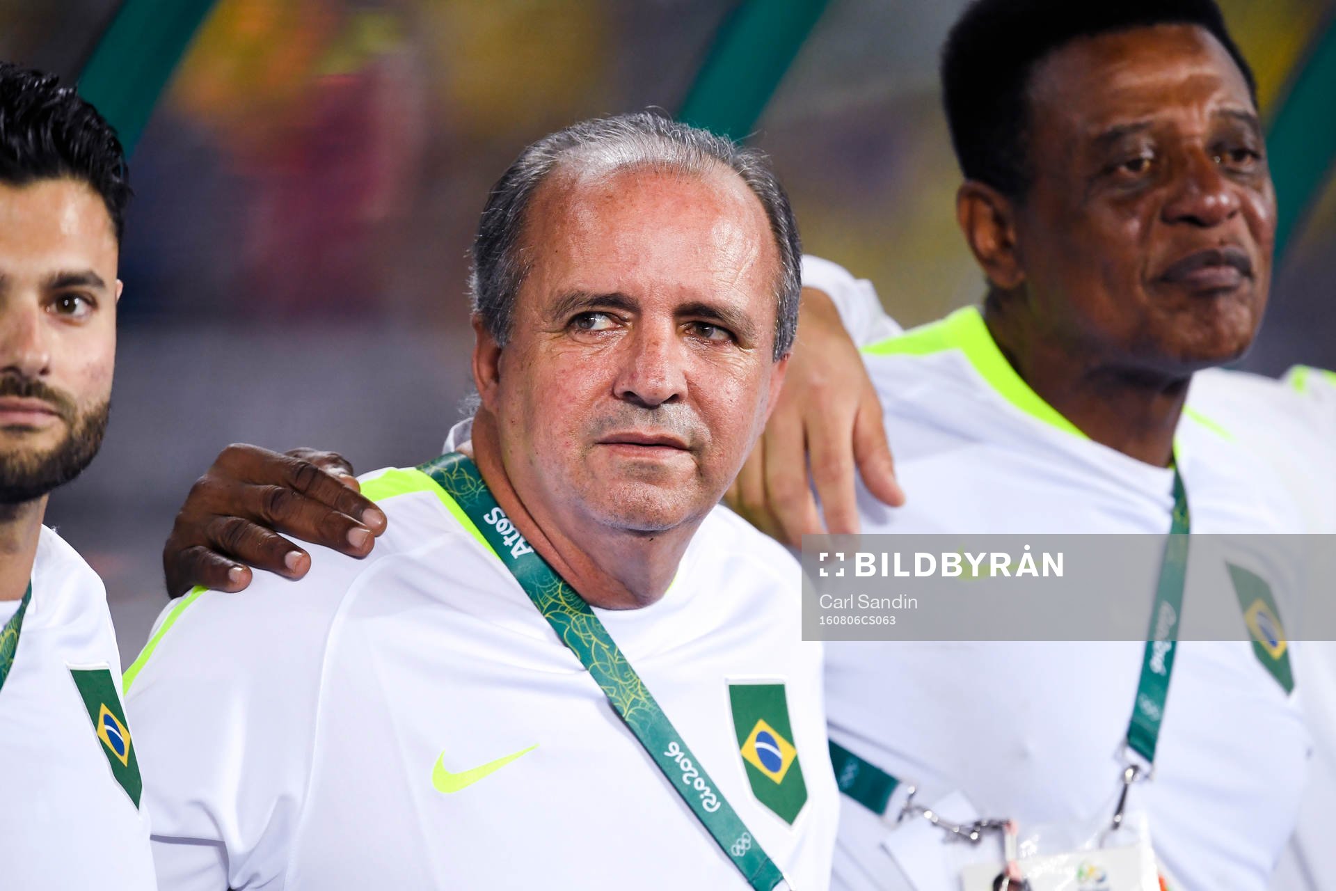Brasiliens förbundskapten Oswaldo Alvarez