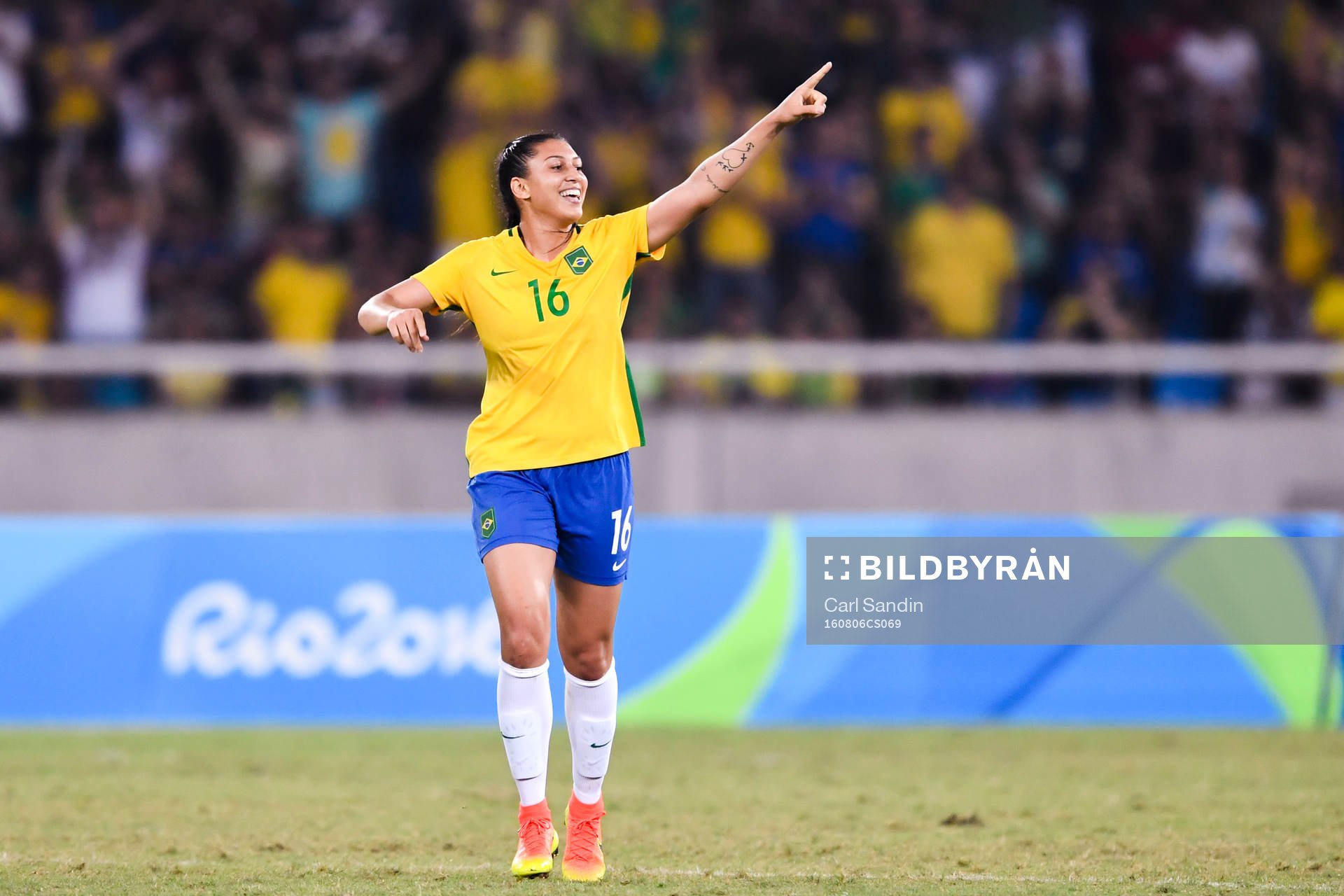Brasiliens Beatriz jublar