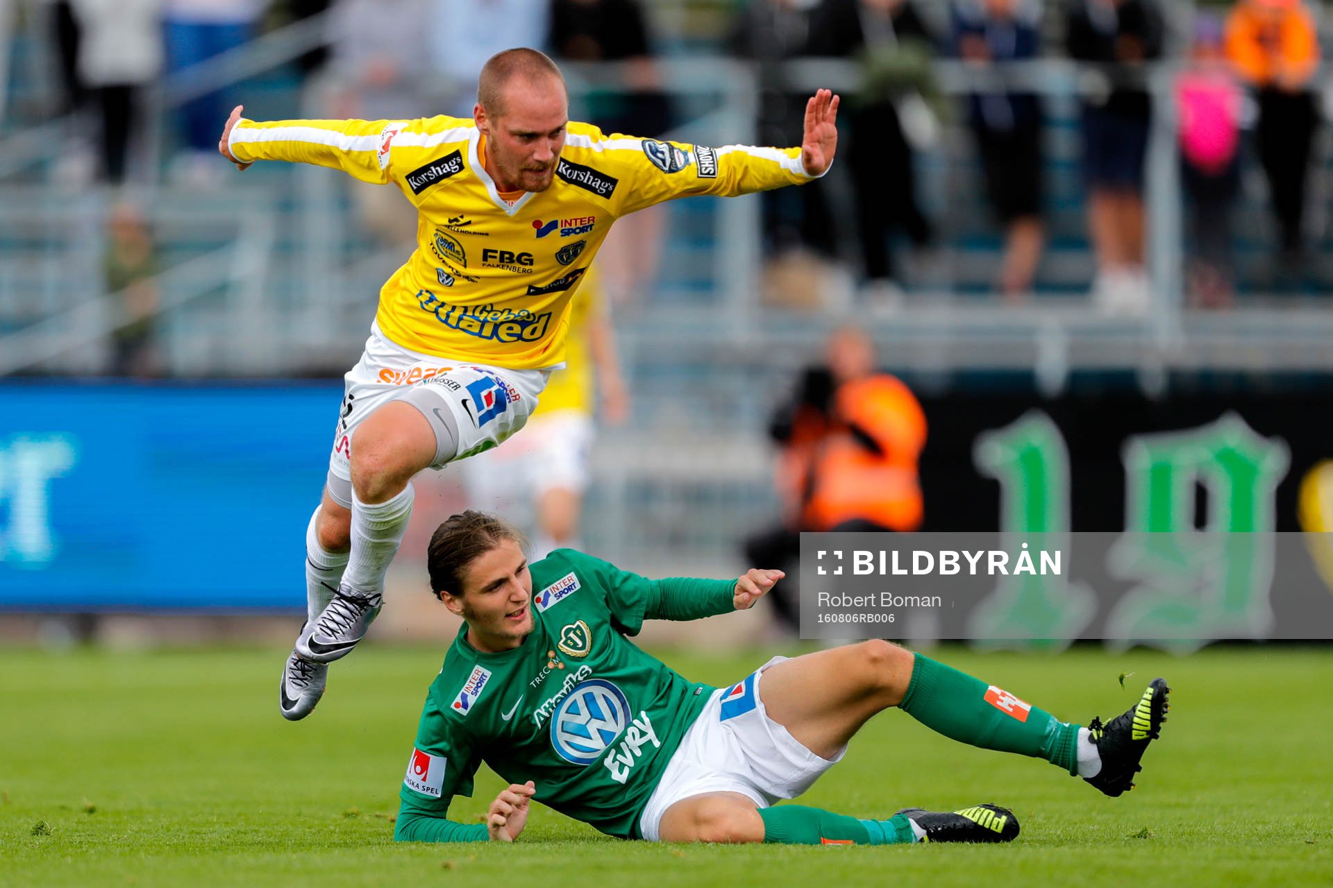 Falkenbergs Christoffer Carlsson och Jönköpings Pawel