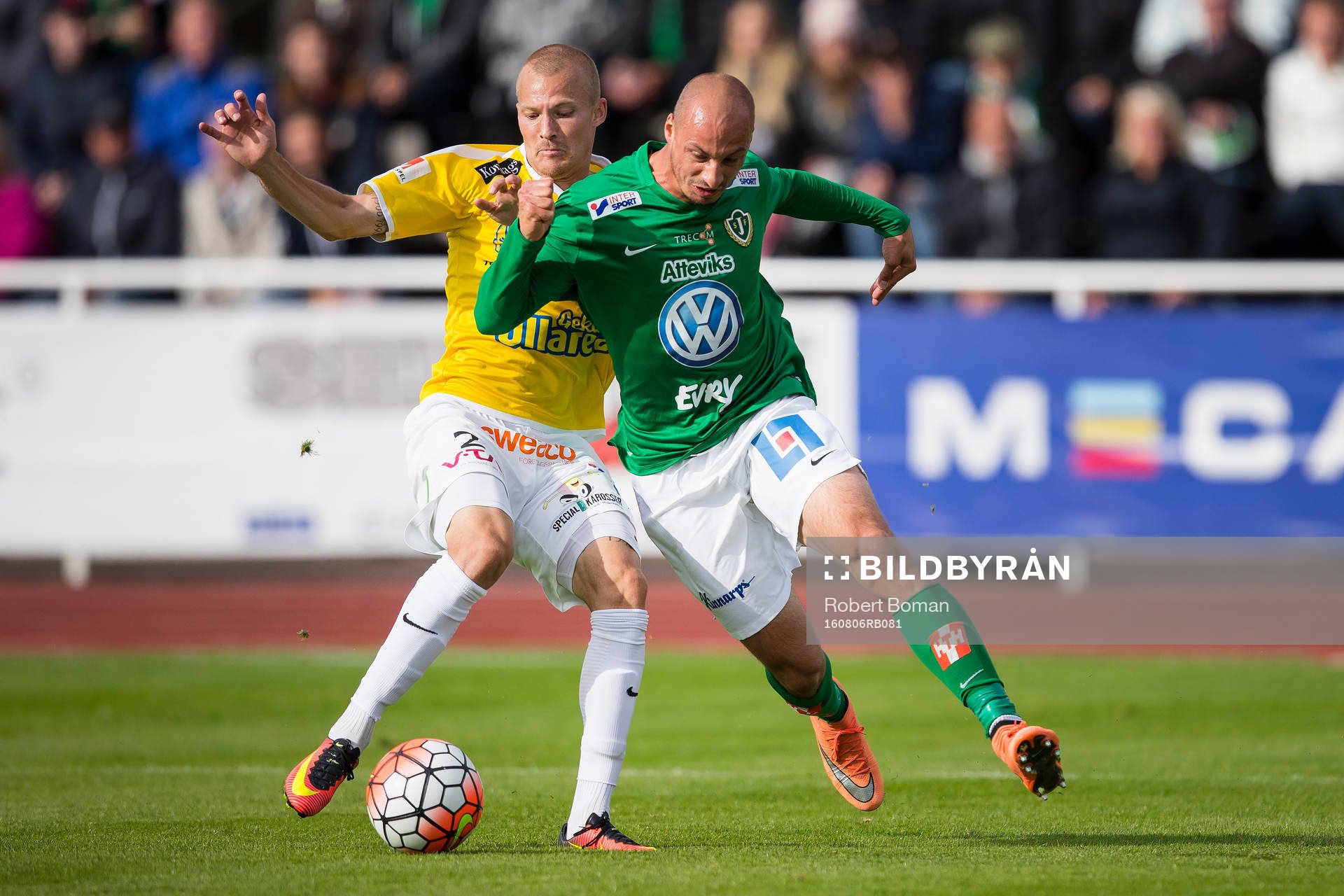 Falkenbergs Rasmus Sjöstedt och Jönköpings Pär Eriksson