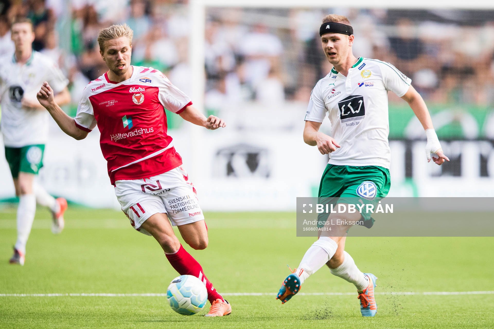 Kalmars Jonathan Ring och Hammarbys Erik Israelsson