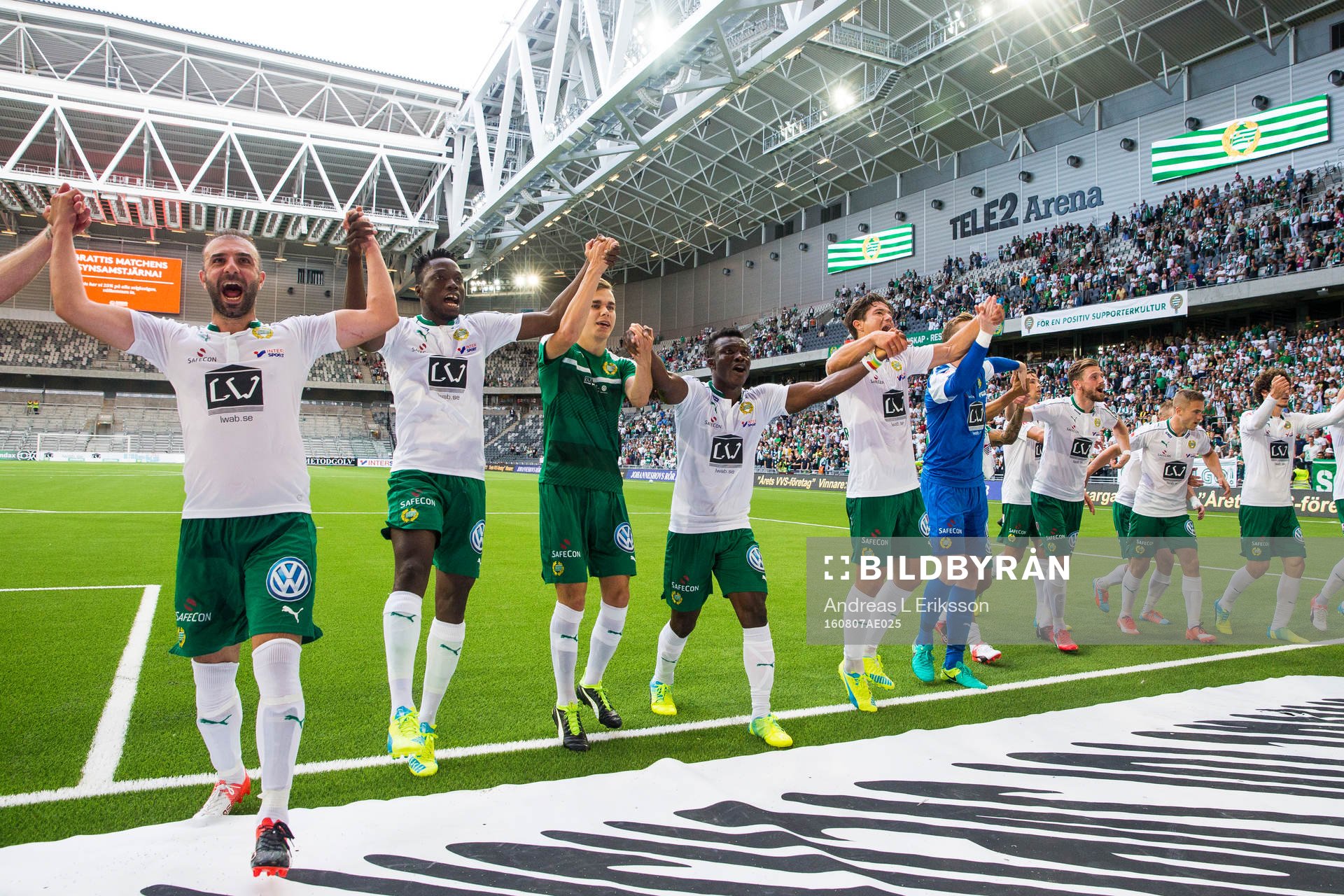 Hammarbys Kennedy Bakircioglu, Amadaiya Rennie, Dusan