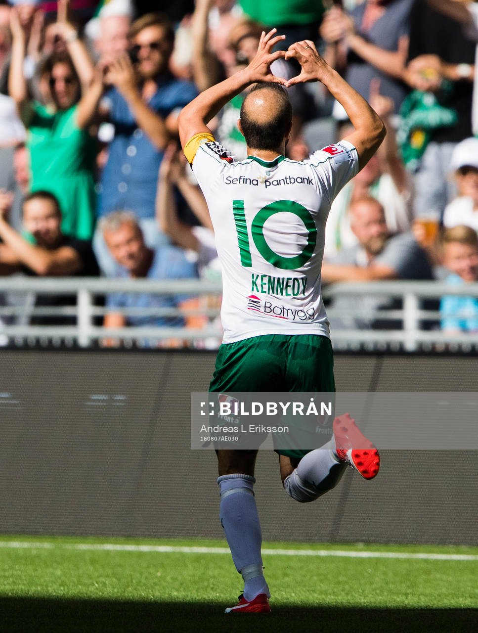 Hammarbys Kennedy Bakircioglu jublar