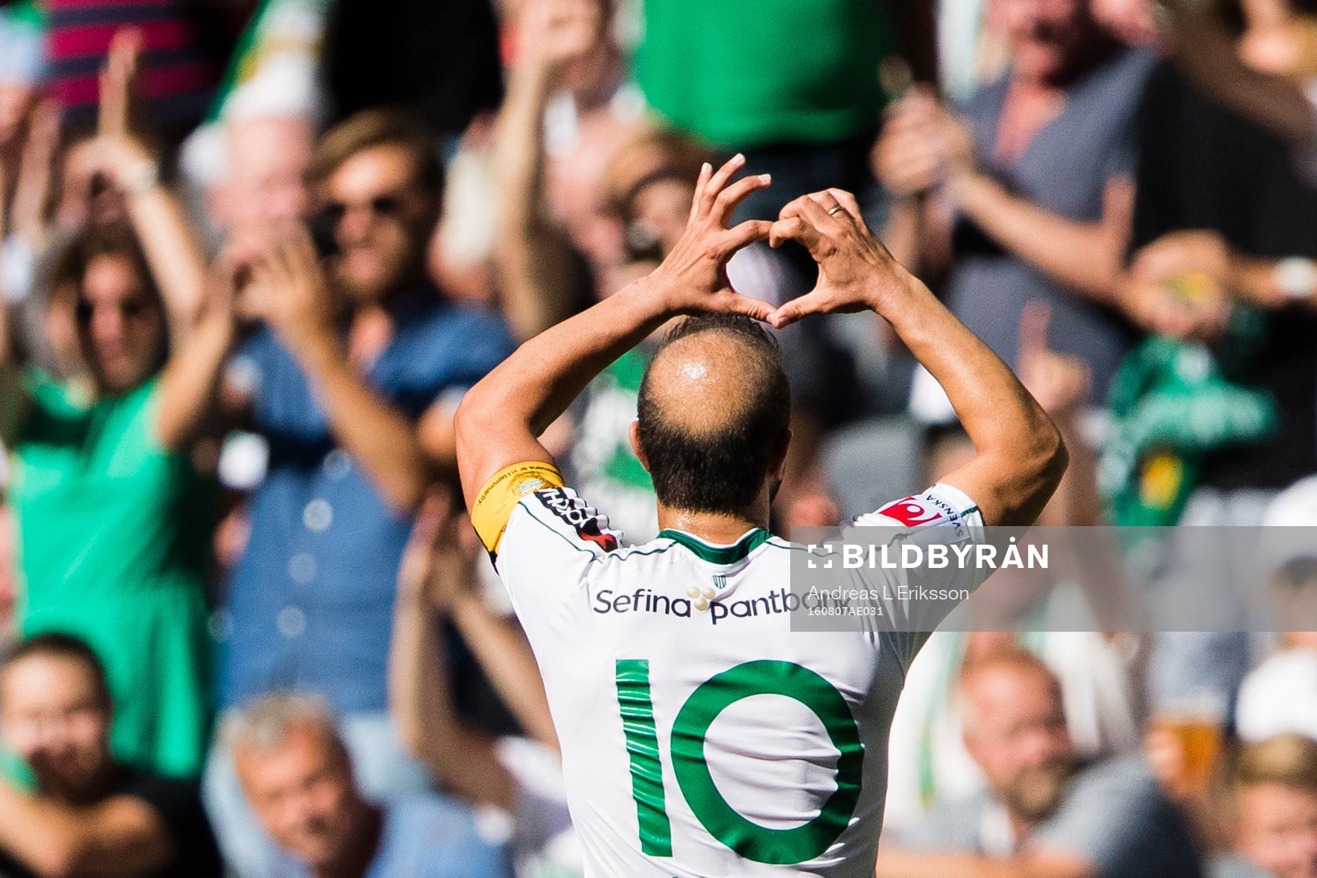 Hammarbys Kennedy Bakircioglu jublar