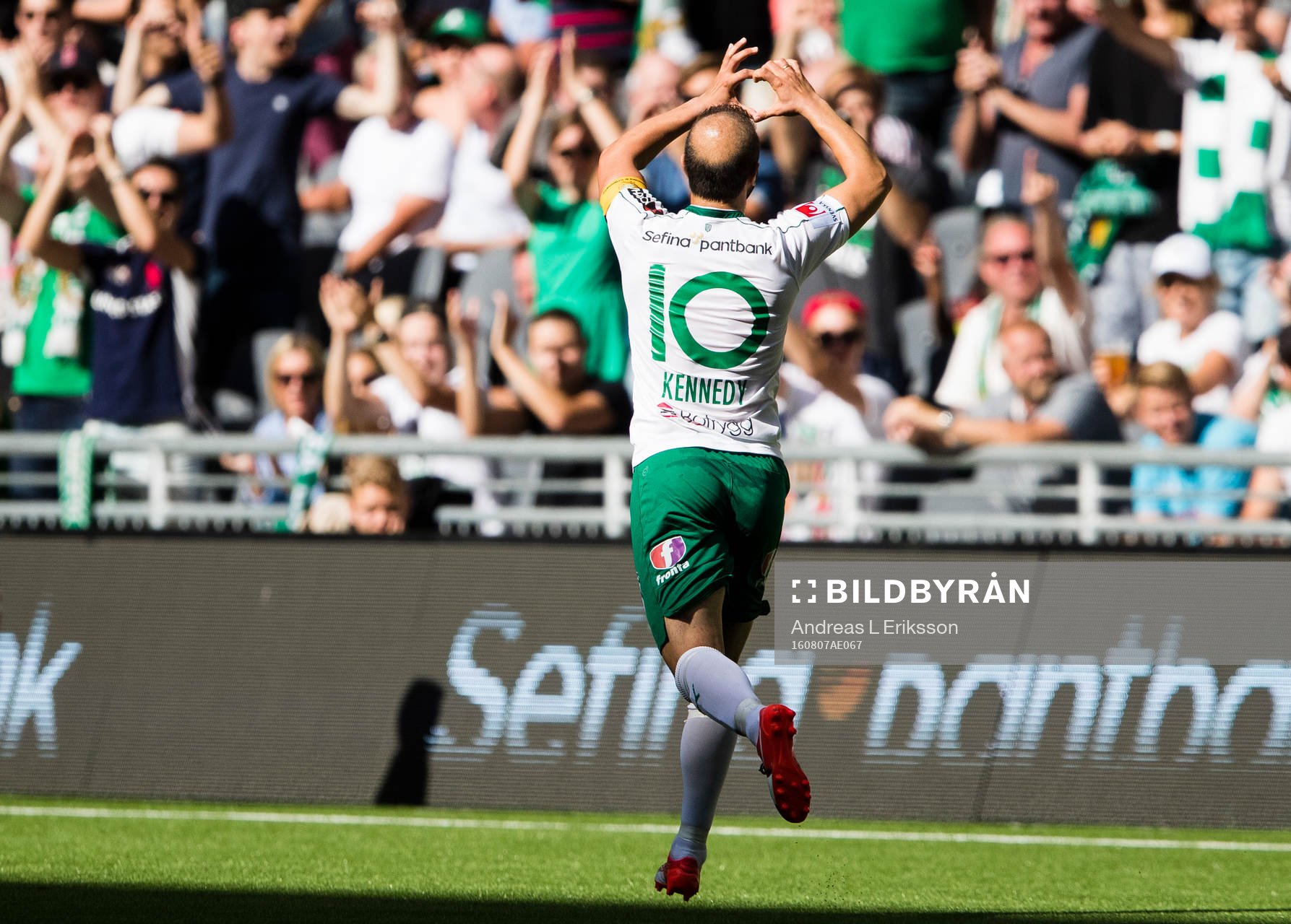 Hammarbys Kennedy Bakircioglu jublar