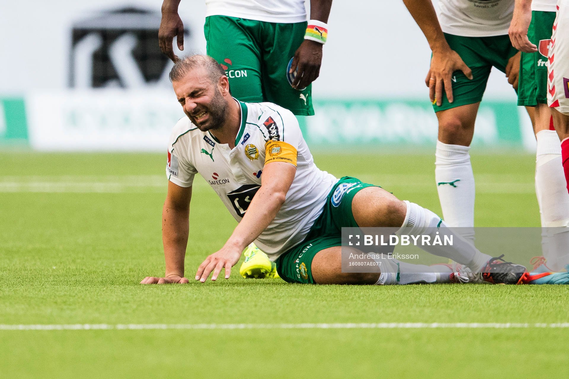 Hammarbys Kennedy Bakircioglu har ont