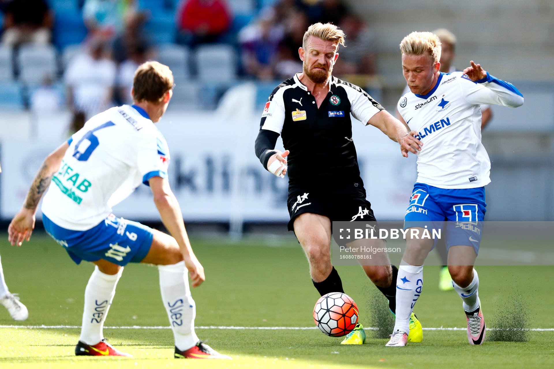 Örebros Michael Almebäck och Norrköpings Linus Wahlqvist