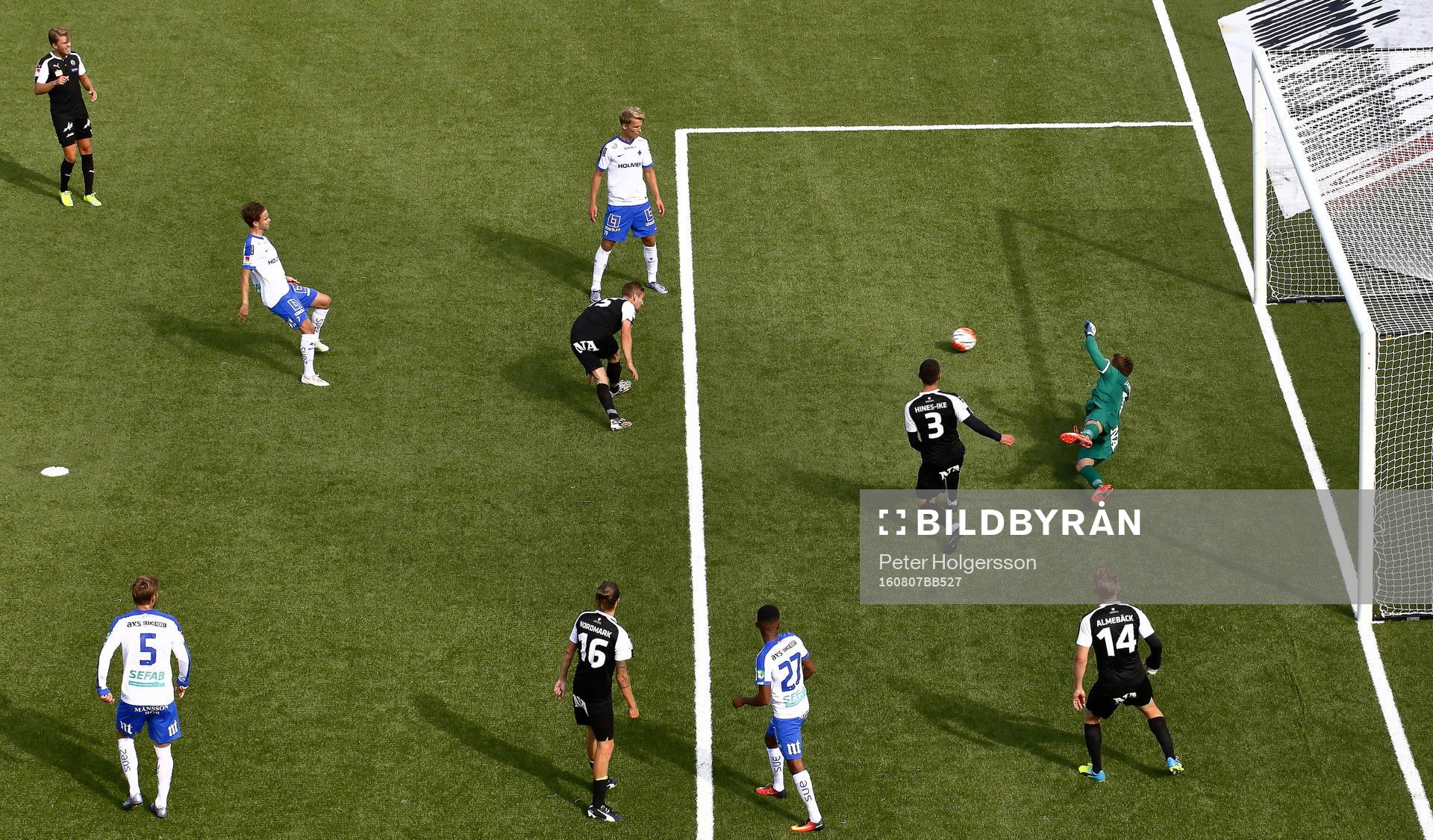 Mål 1-1 av Norrköpings Andreas Blomqvist