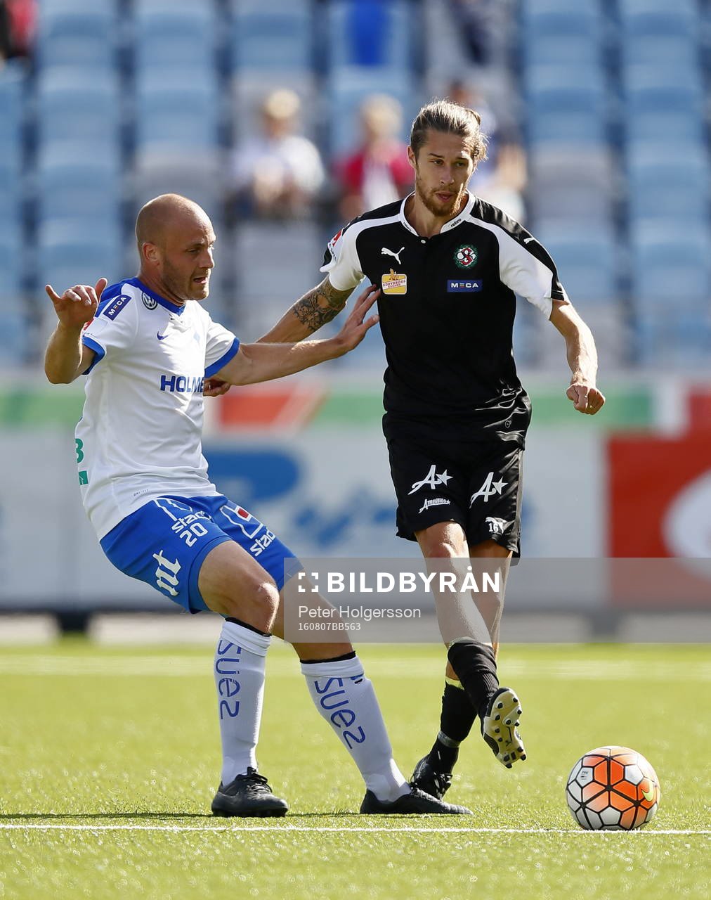Norrköpings Daniel Sjölund och Örebros Daniel Nordmark