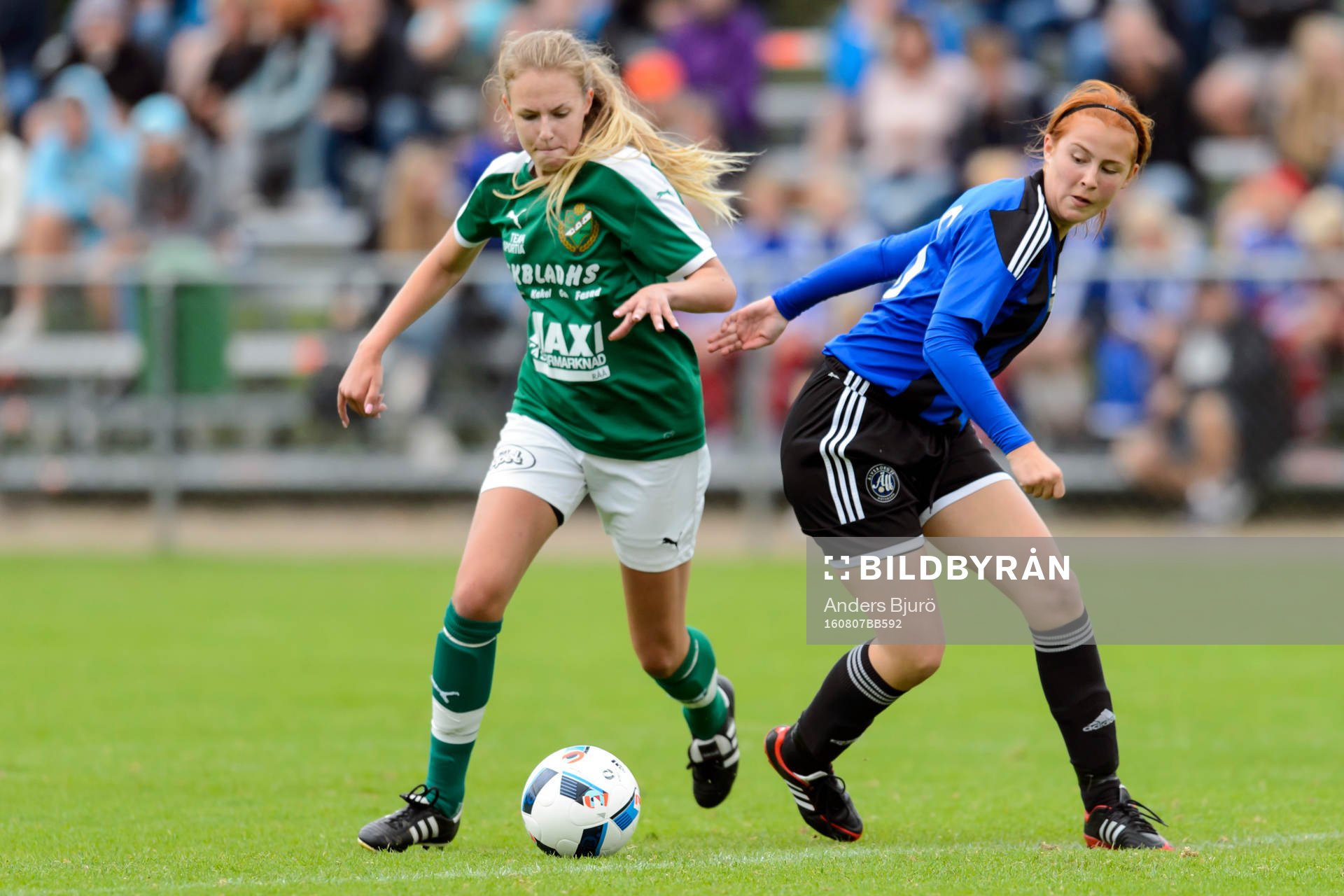under fotbollsmatchen i Eskilscupen flickor F16 mellan
