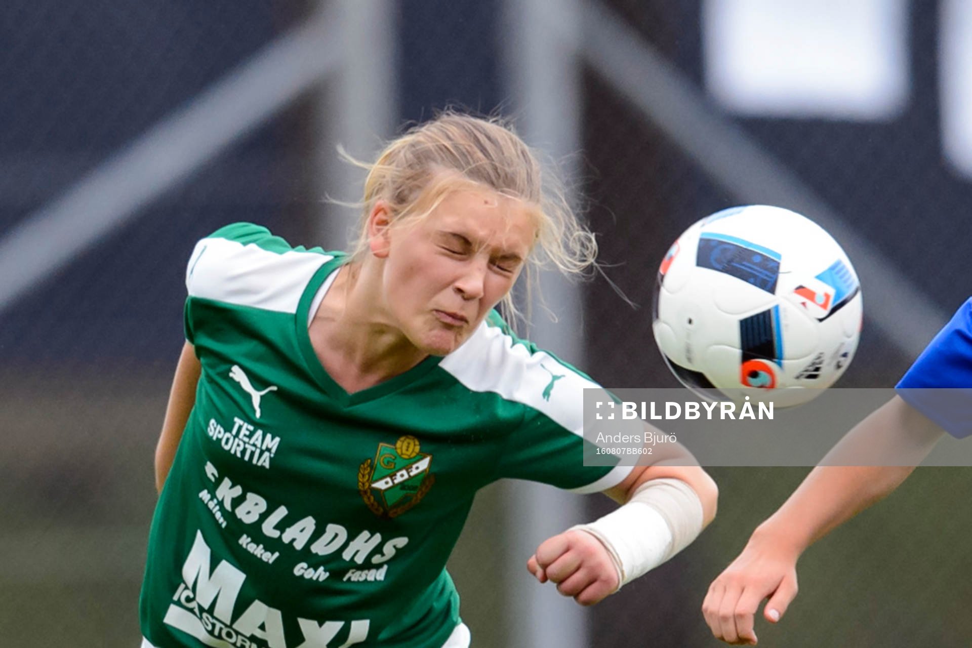 under fotbollsmatchen i Eskilscupen flickor F16 mellan