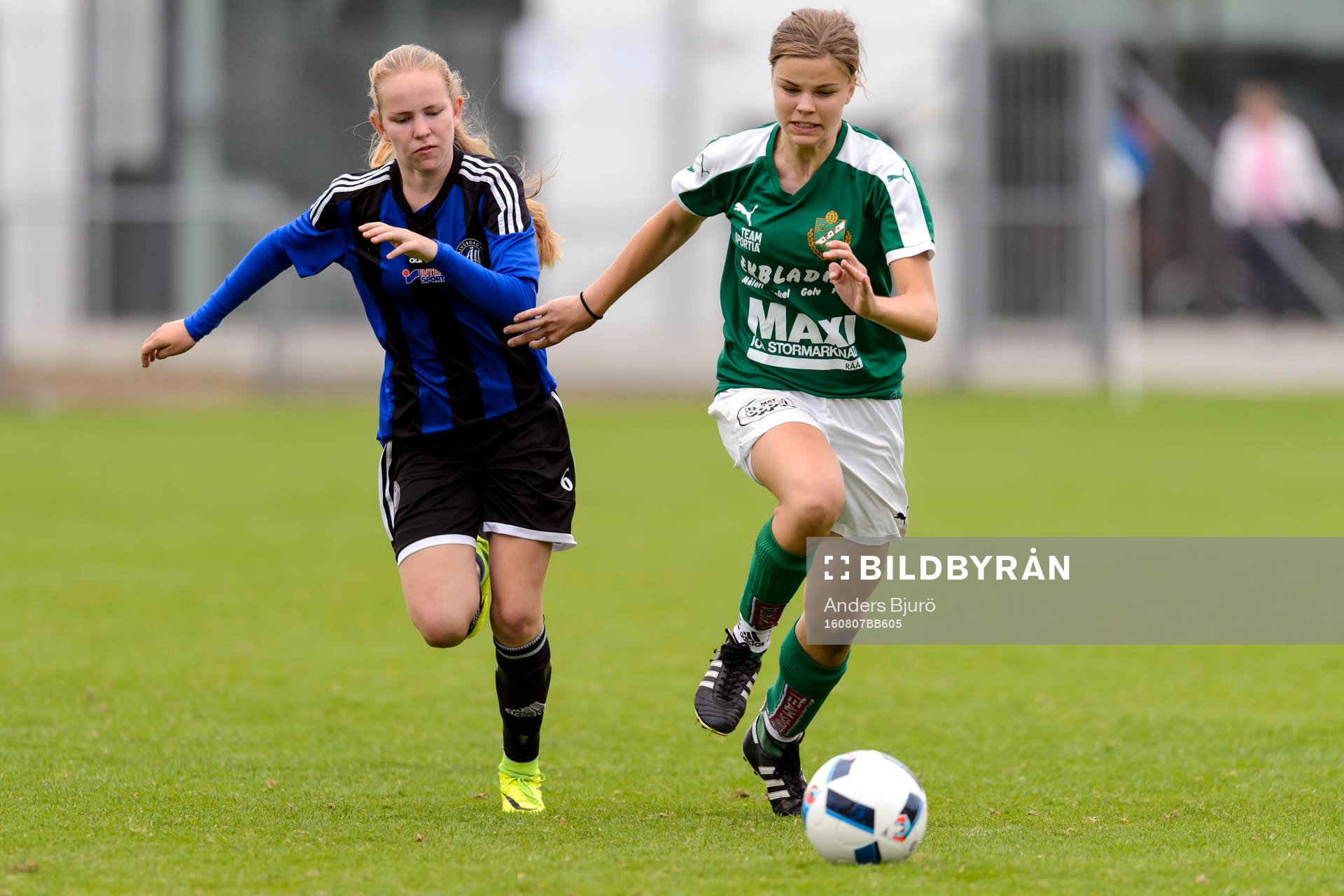 under fotbollsmatchen i Eskilscupen flickor F16 mellan
