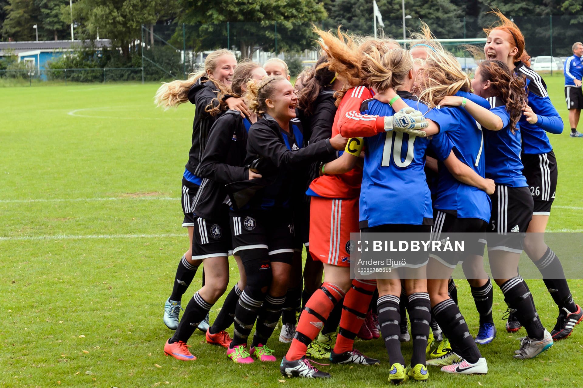 Älvsborgs spelare jublar