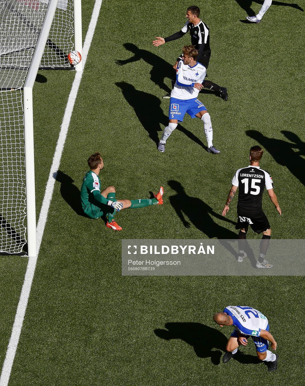 Mål 3-1 av Norrköpings Daniel Sjölund