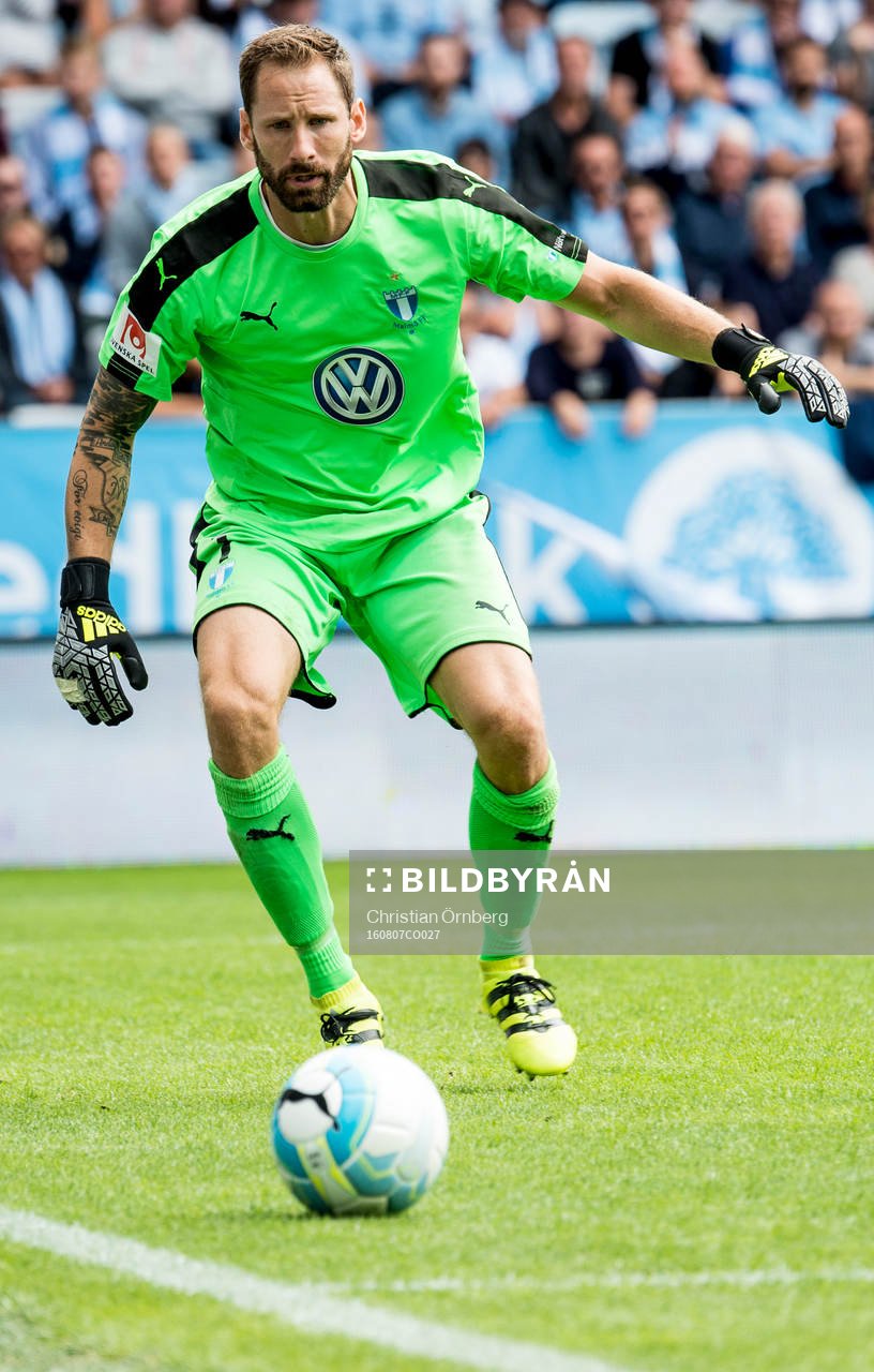 Malmö FFs målvakt Johan Wiland