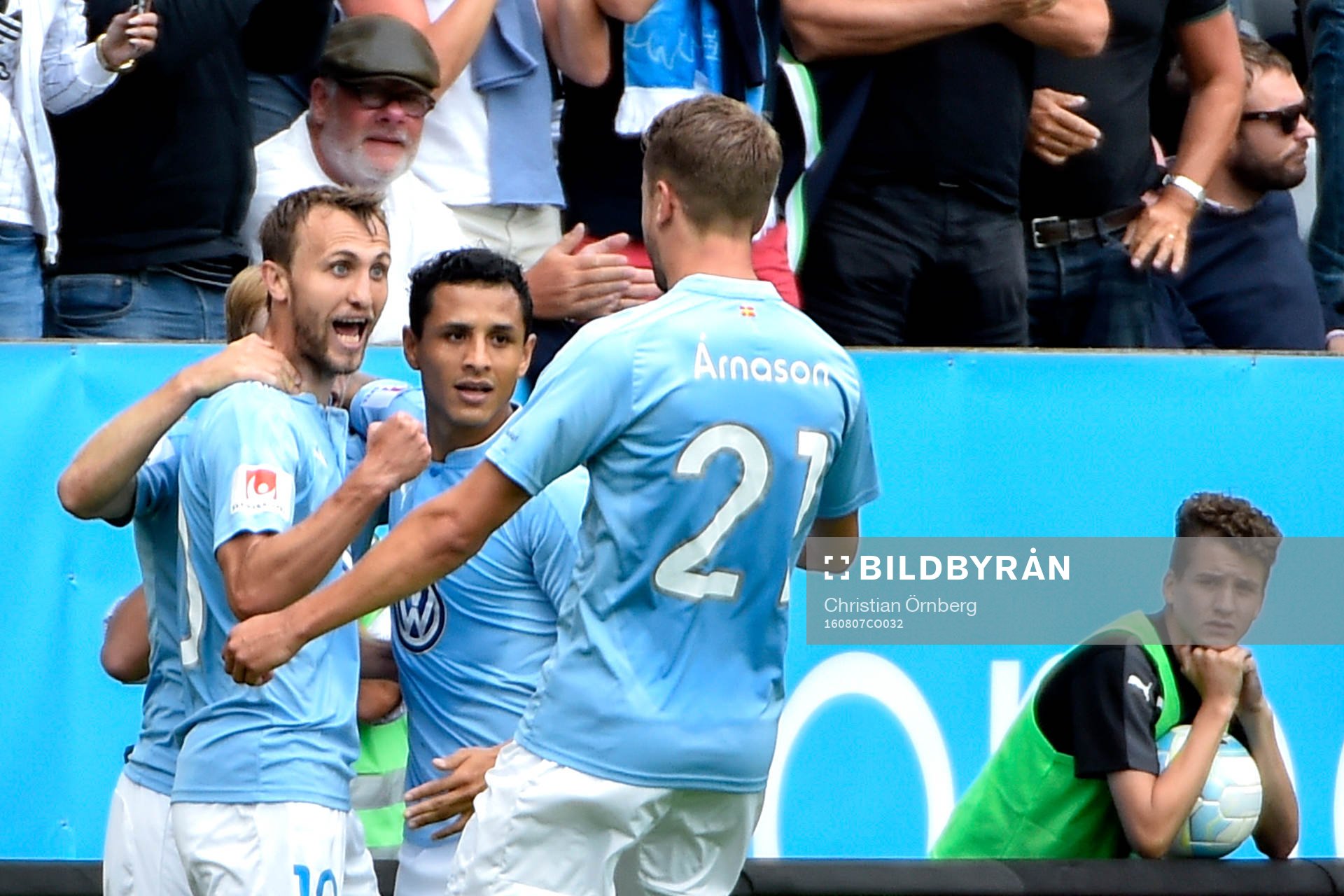 Malmö FFs Magnus Wolff Eikrem jublar
