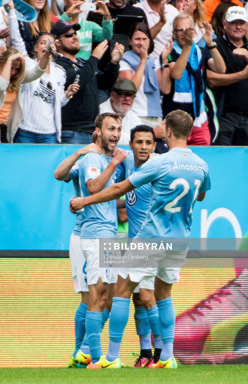 Malmö FFs Magnus Wolff Eikrem jublar