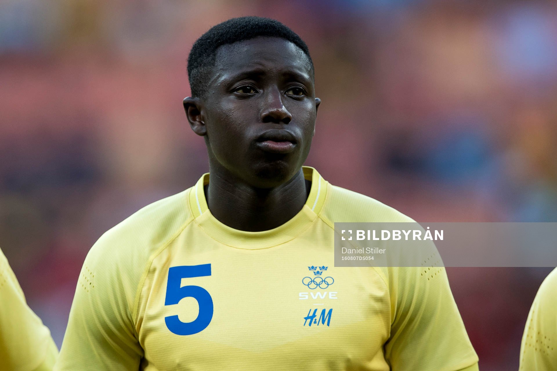 Sveriges Pa Konate under fotbollsmatchen mellan Sverige och Nigeria den 7 augusti 2016 under OS i Manaus.