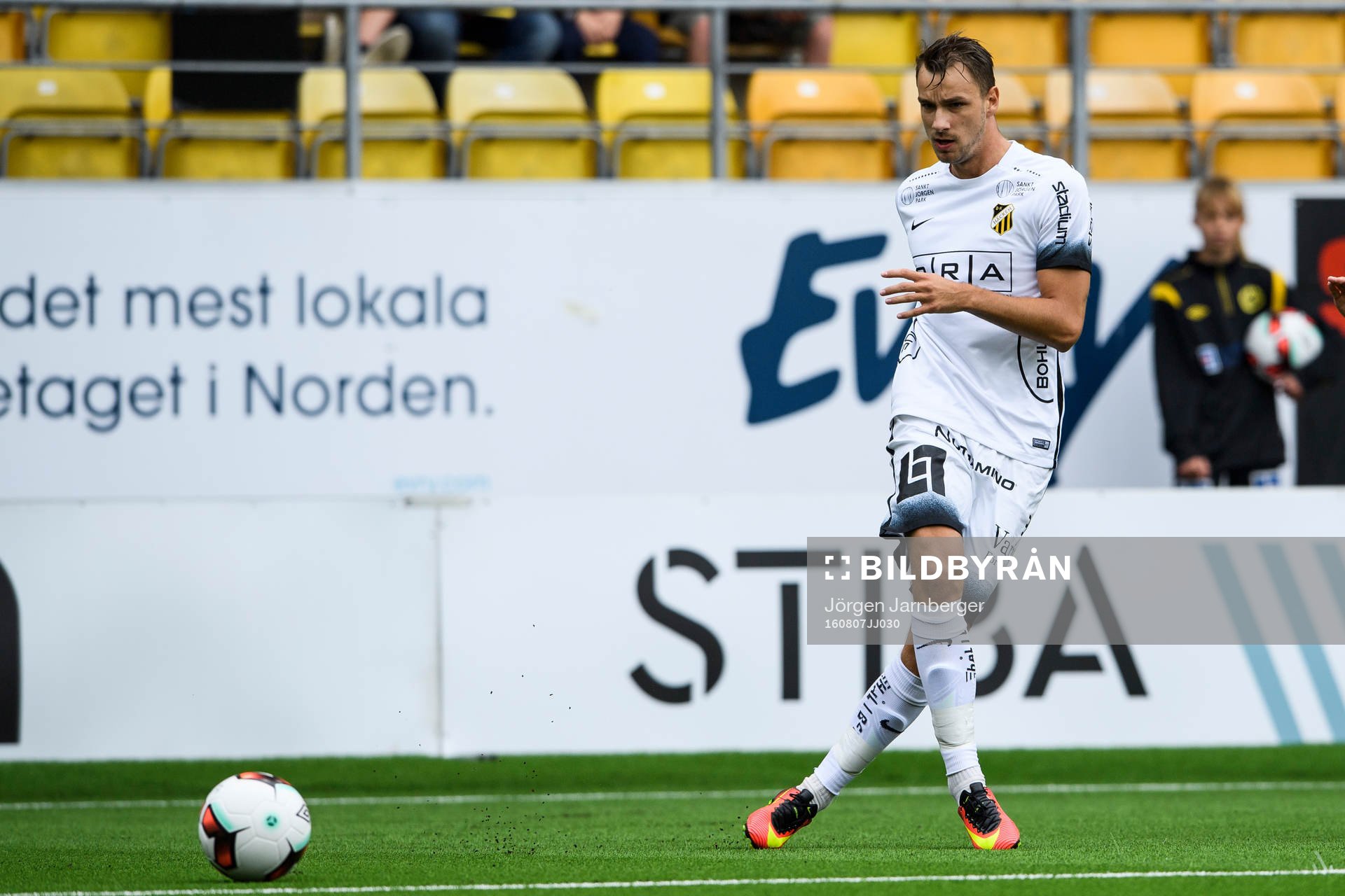 Häckens Jasmin Sudic under fotbollsmatchen i Allsvenskan mellan Elfsborg och Häcken den 7 augusti 2016 i BORÅS.