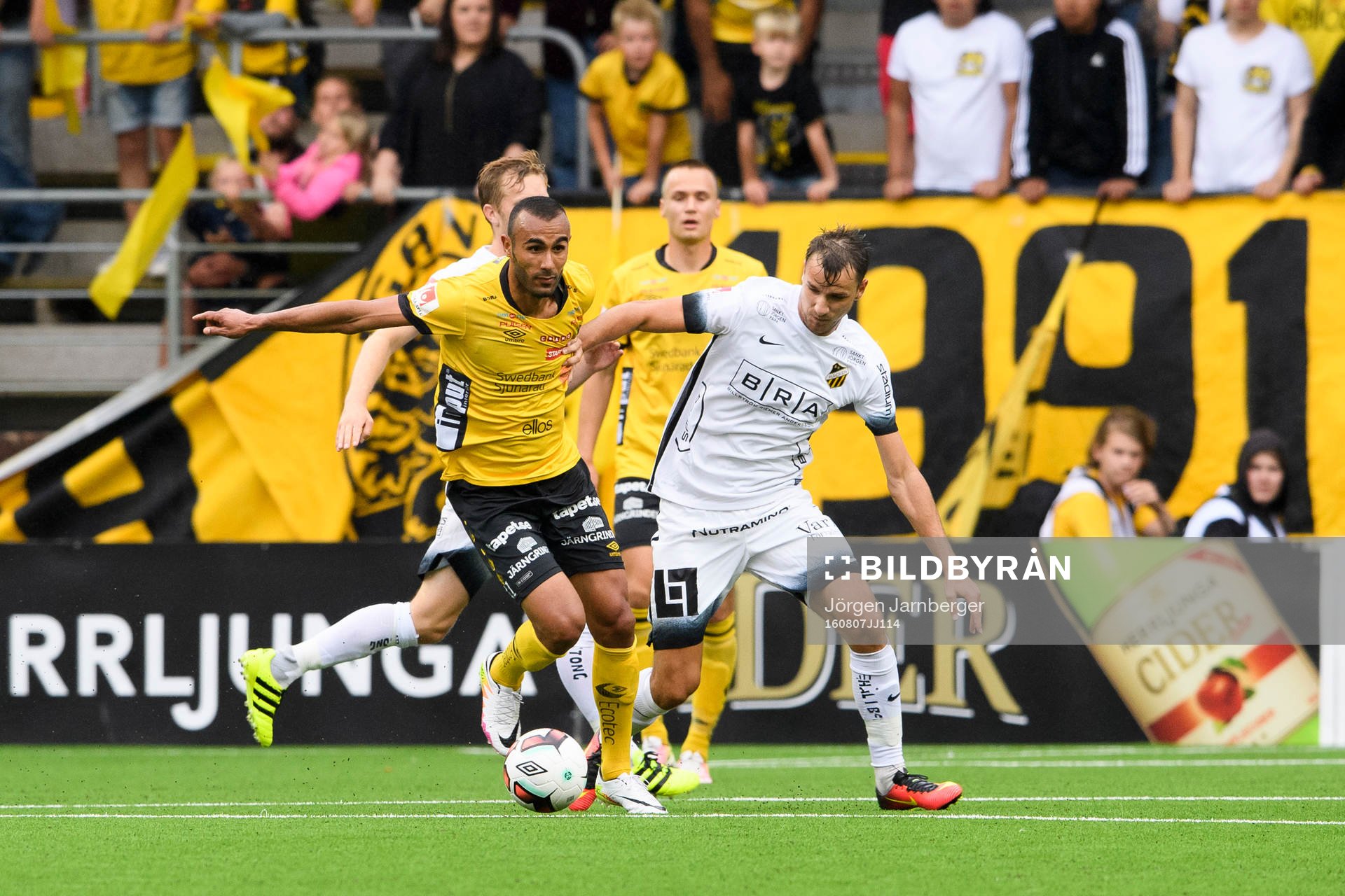 Elfsborgs Issam Jebali och Häckens Jasmin Sudic