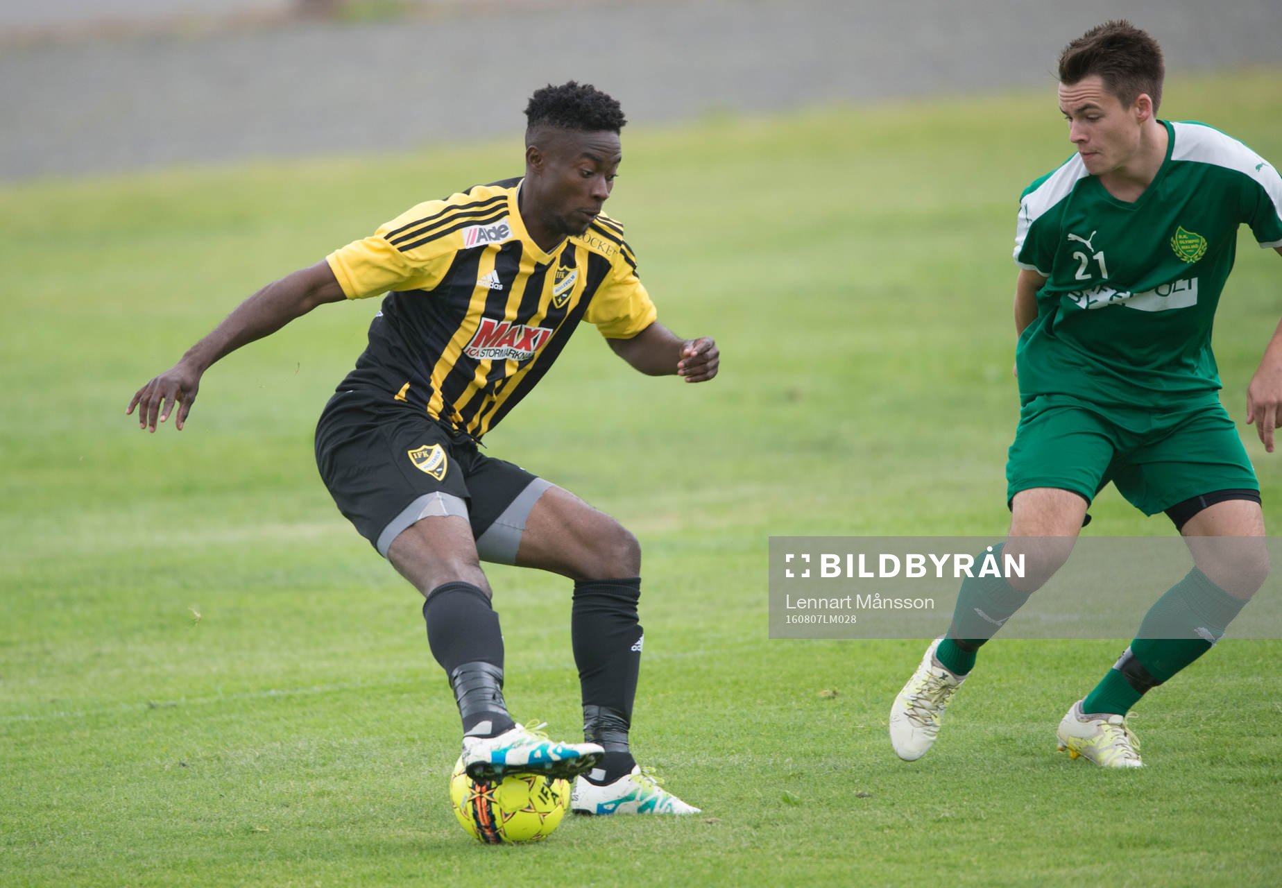 IFK Hässleholms Kojo Annor drar sig back och spelar in