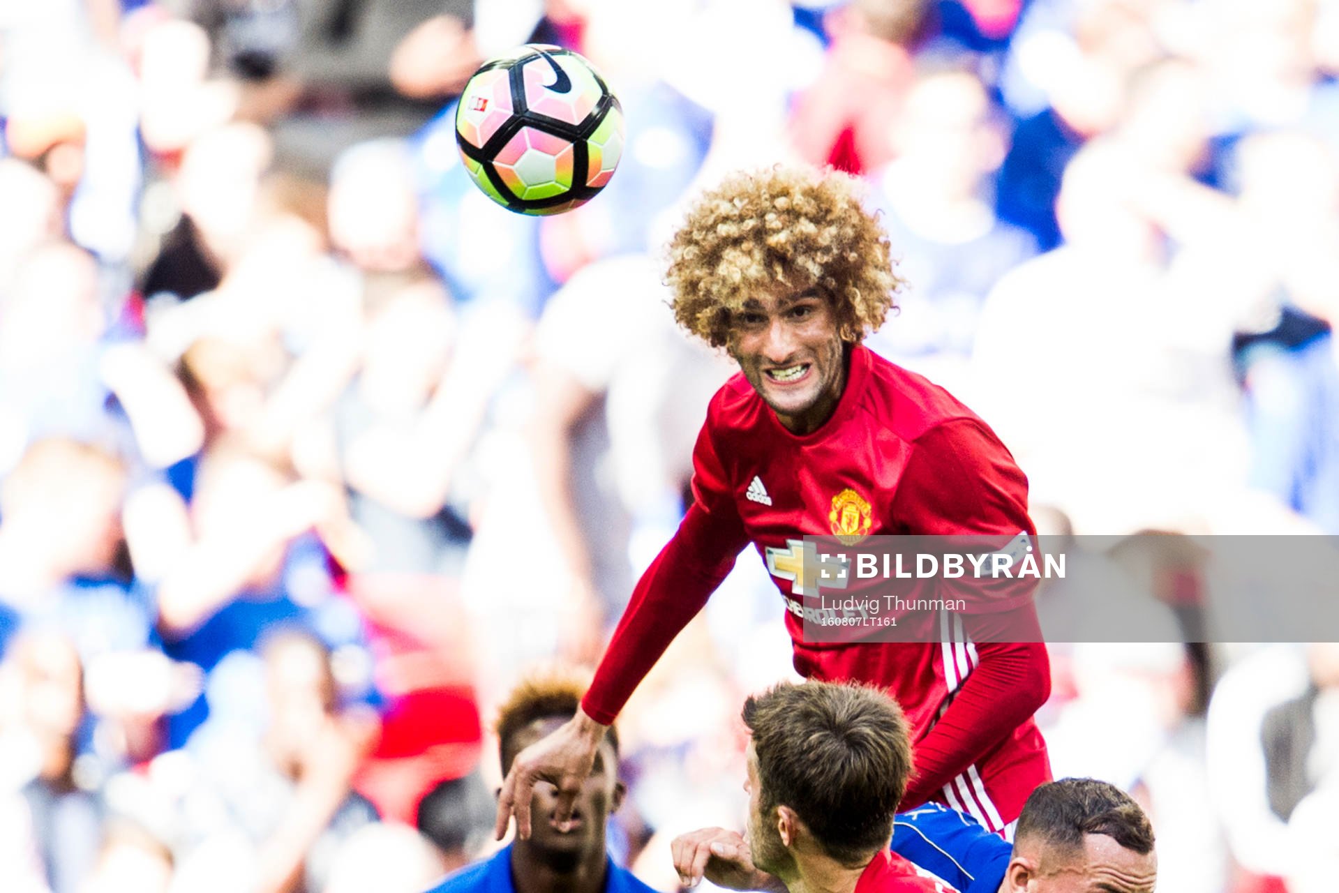 Manchester Uniteds Marouane Fellaini