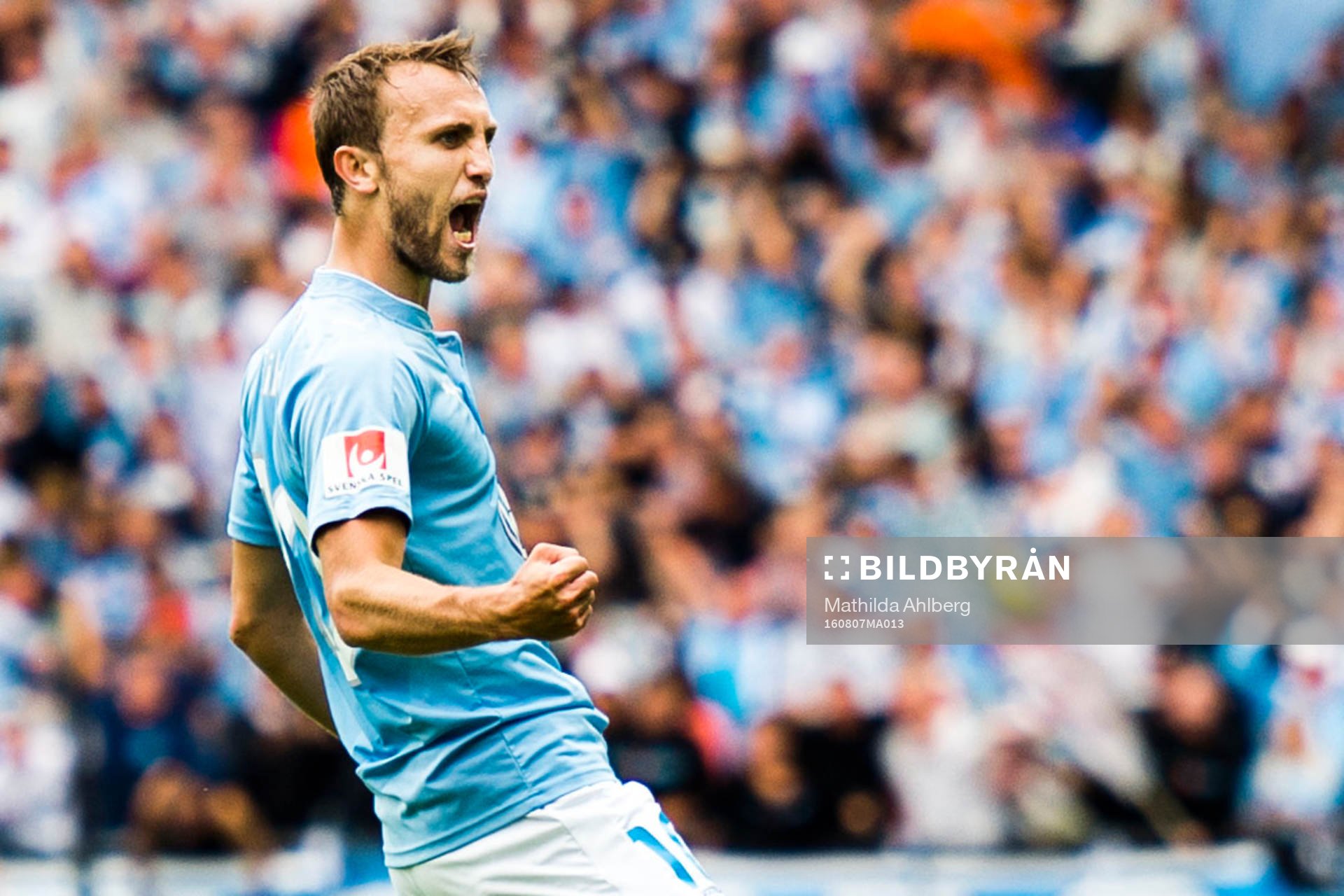 Malmö FFs Magnus Wolff Eikrem jublar