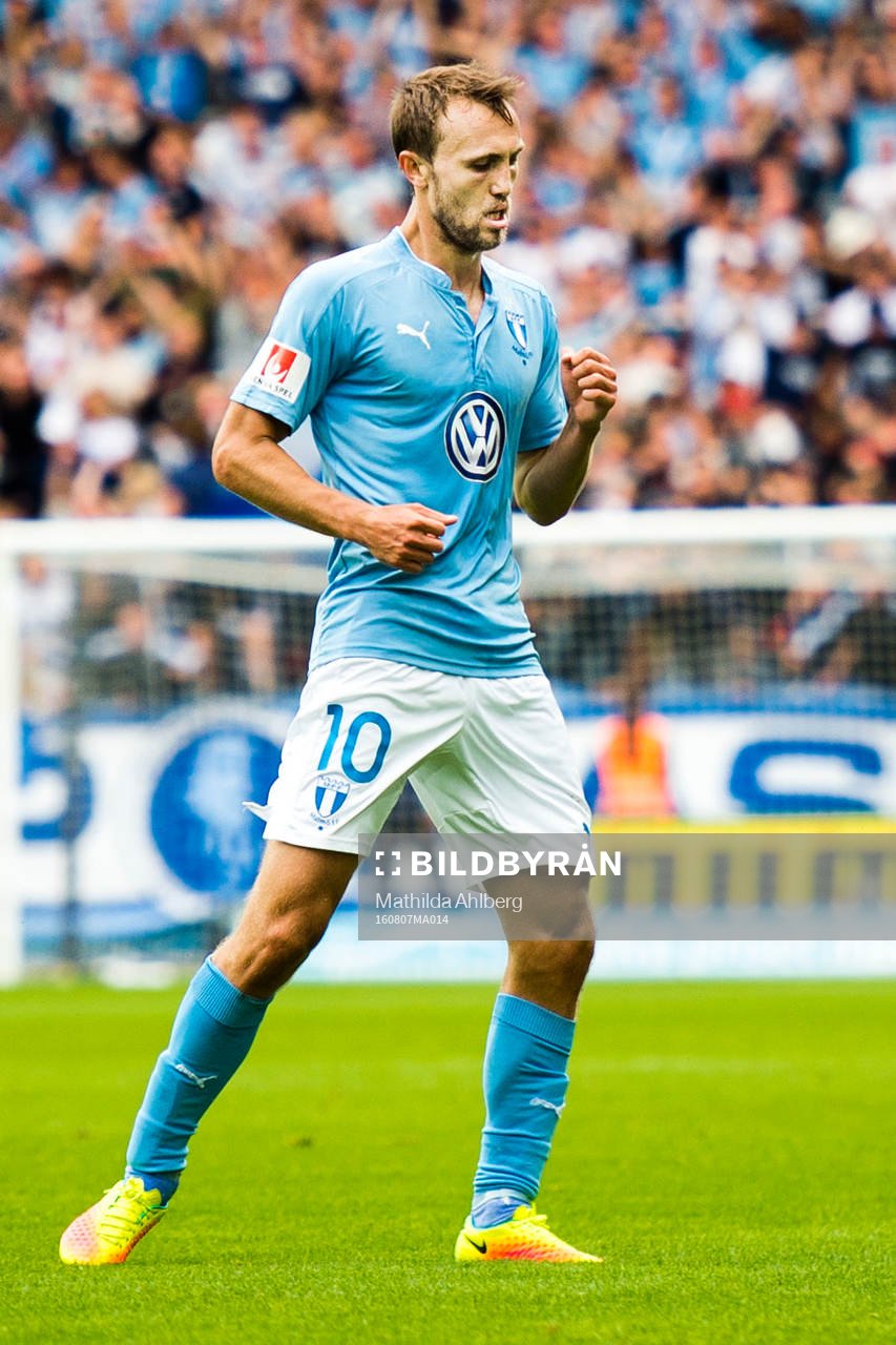 Malmö FFs Magnus Wolff Eikrem jublar