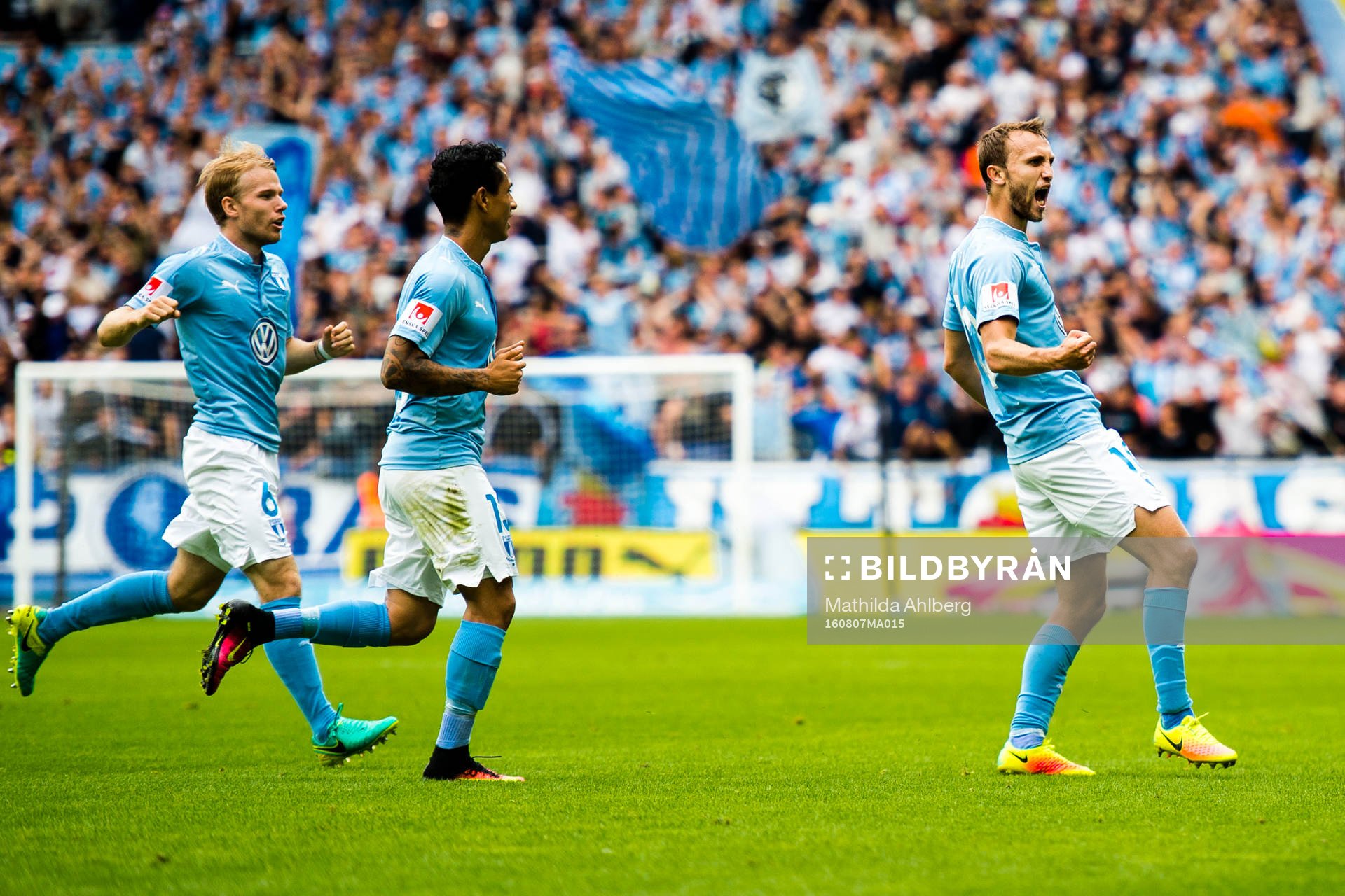 Malmö FFs Magnus Wolff Eikrem jublar