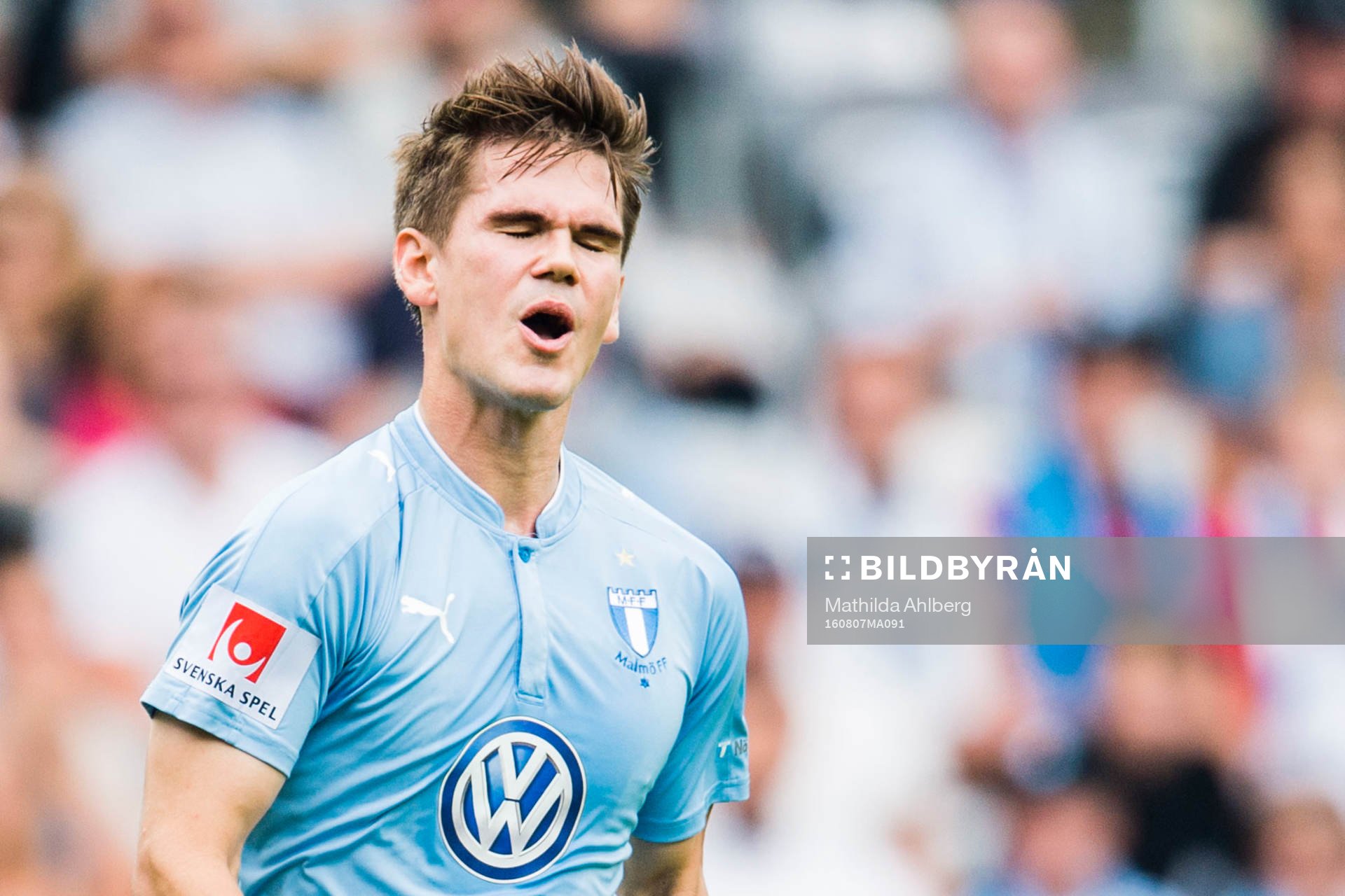 Malmö FFs Vidar Örn Kjartansson deppar