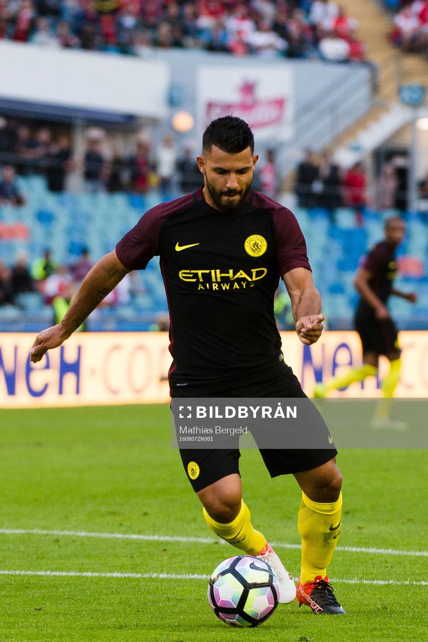 Manchester Citys Sergio Aguero