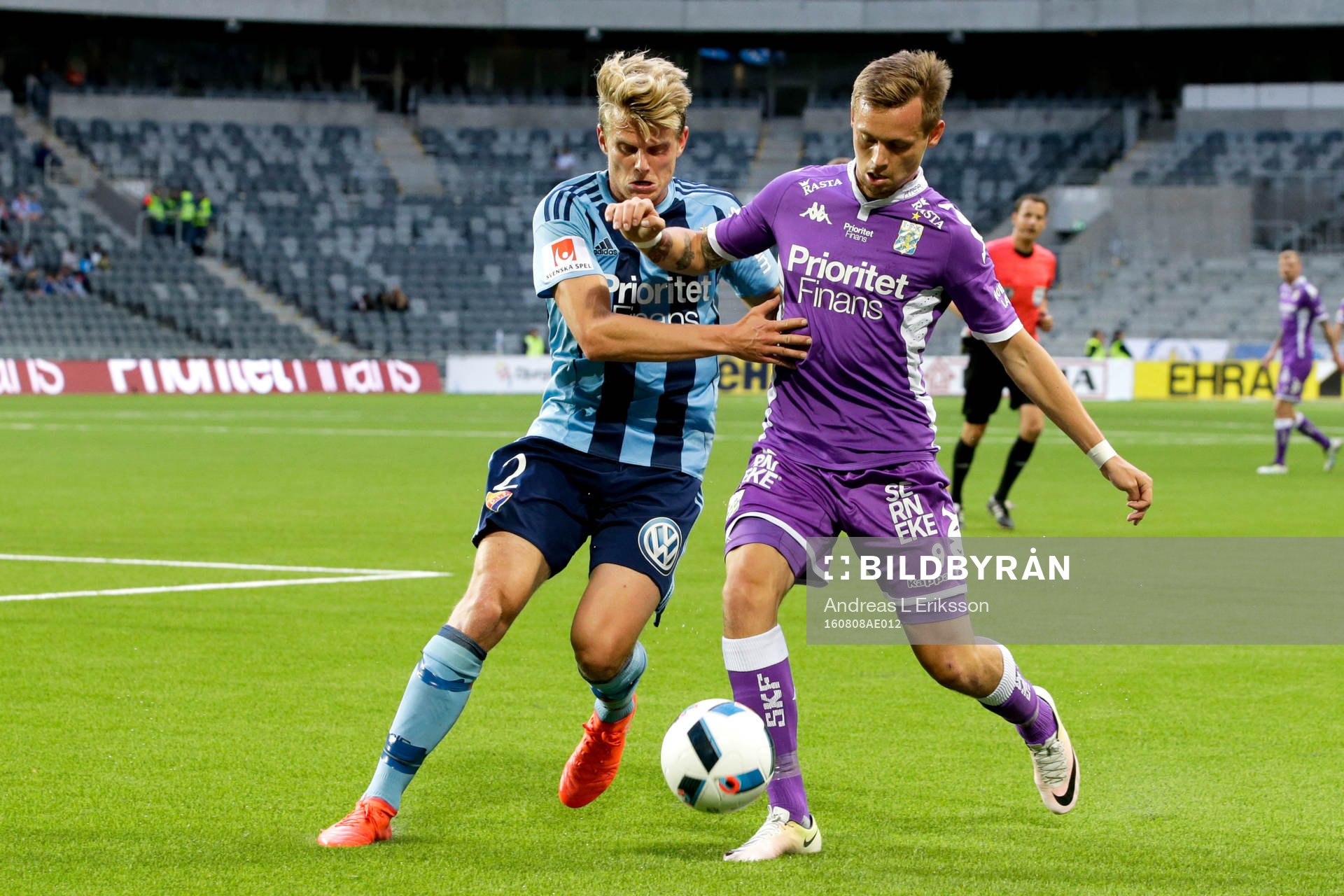 Djurgårdens Tim Björkström och IFK Göteborgs Jakob