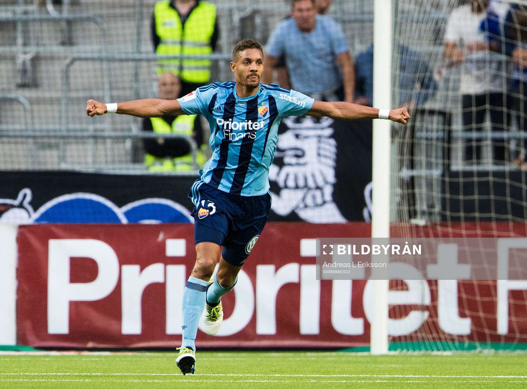Djurgårdens Mathias Ranegie jublar