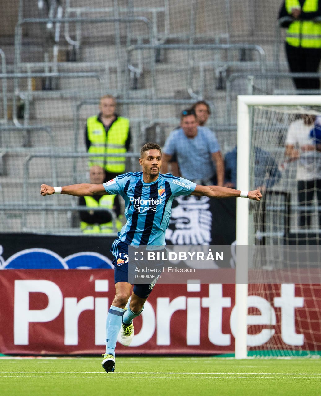 Djurgårdens Mathias Ranegie jublar